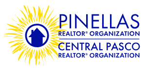 A logo for pinellas realtor organization central pasco realtor organization