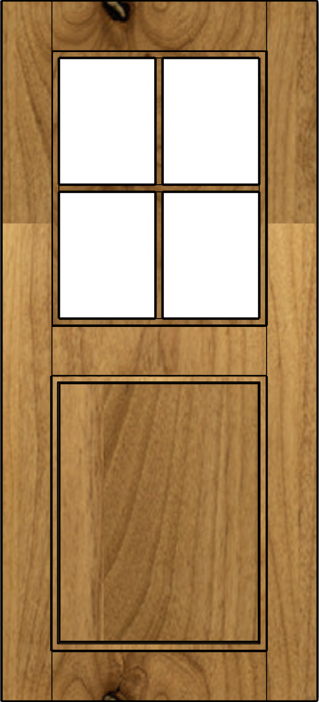 custom wood door style