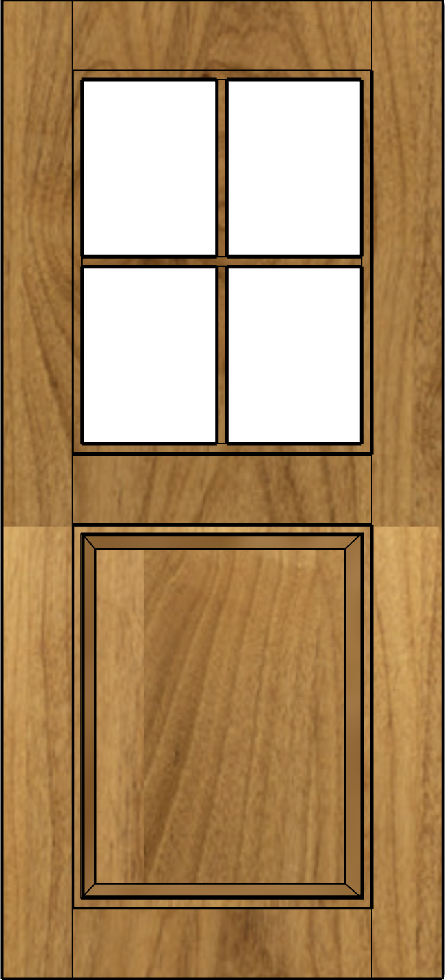 custom wood door style