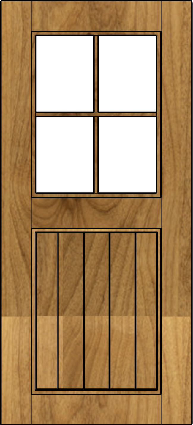 custom wood door style