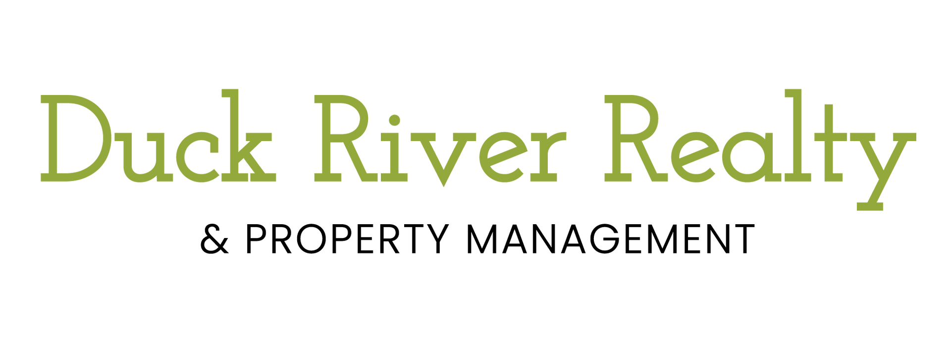 Duck River Realty & PM Logo - footer, go to homepage
