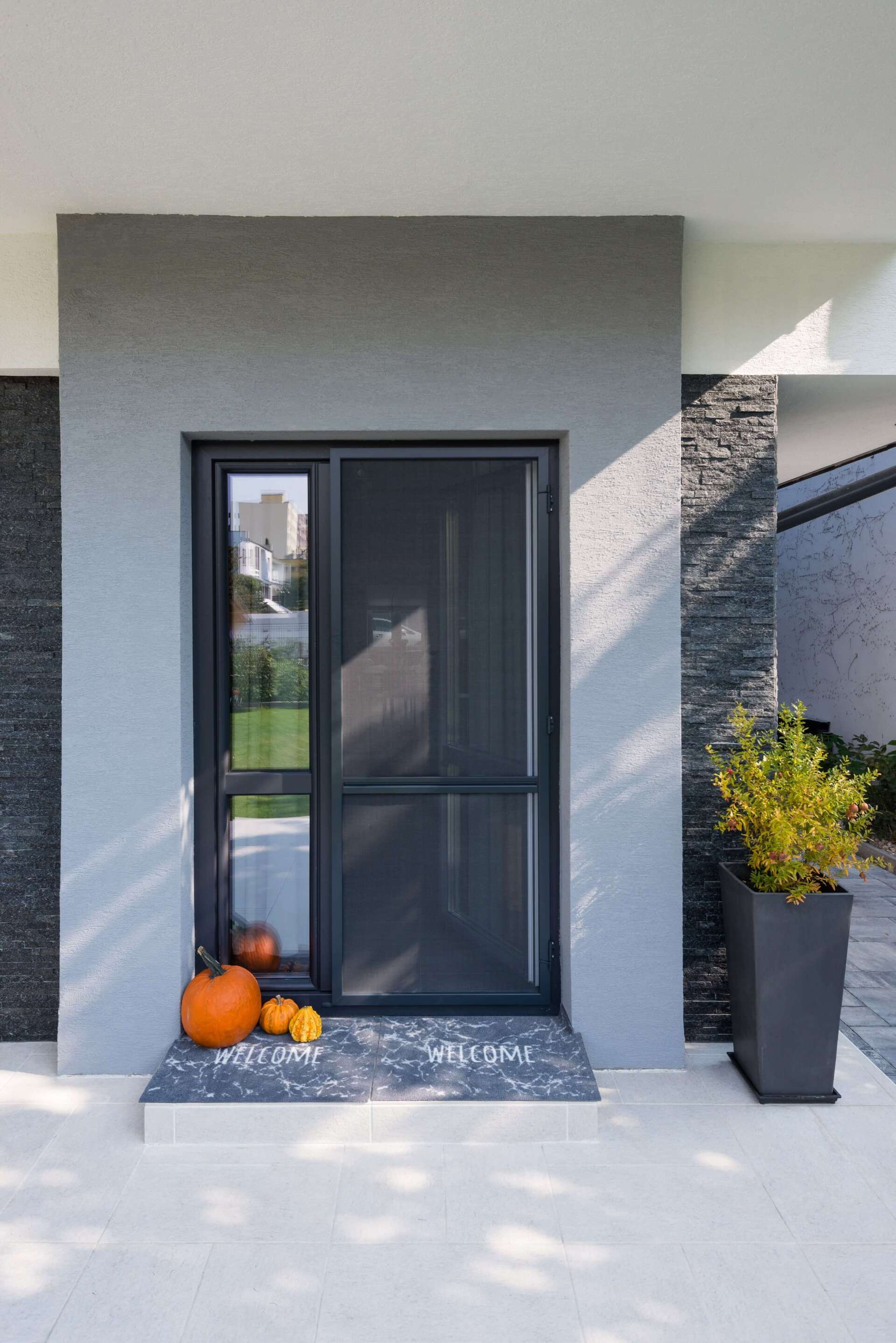 swinging screen door