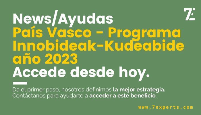 Ayudas - País Vasco - Programa Innobideak-Kudeabide año 2023