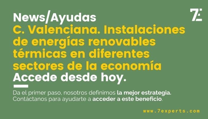 Ayudas Cvalenciana Instalaciones De Energías Renovables Térmicas 2037