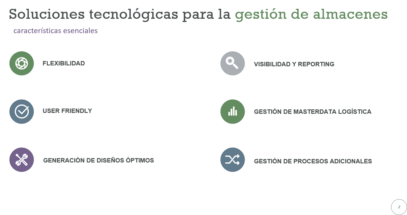 Soluciones tecnológicas para la gestión de almacenes