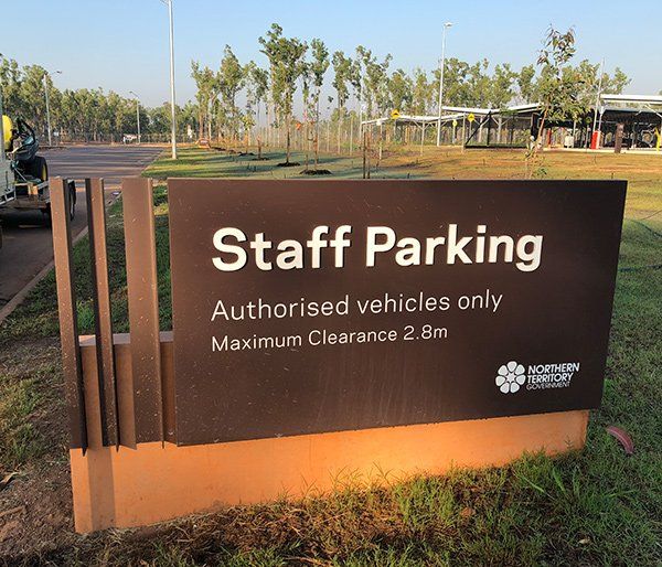 Staff Parking Signage — Signtech NT in Winnellie, NT