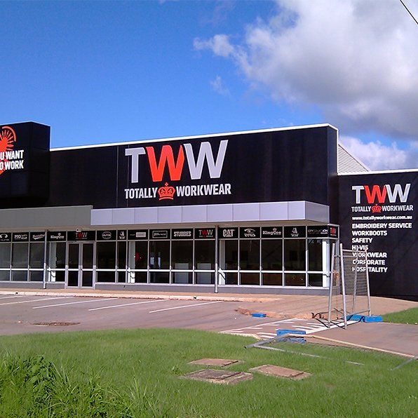 Totally Work Wear Signage — Signtech NT in Winnellie, NT