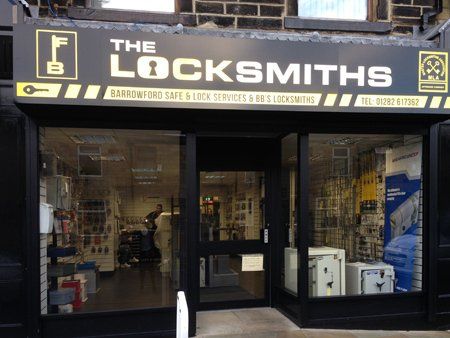 Barrowford Safe and Lock Services shopfront