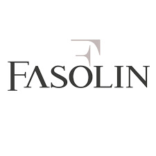 Su uno sfondo bianco è mostrato il logo di Fasolin.