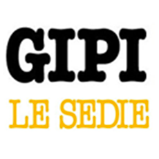 Un logo nero e giallo per gipi le sedie