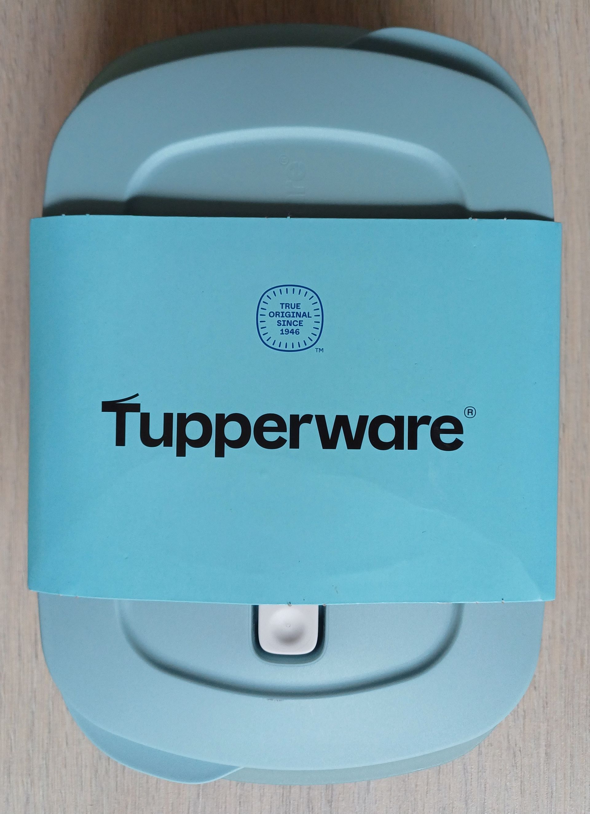 Tupperware lunchbox met 3 vakjes