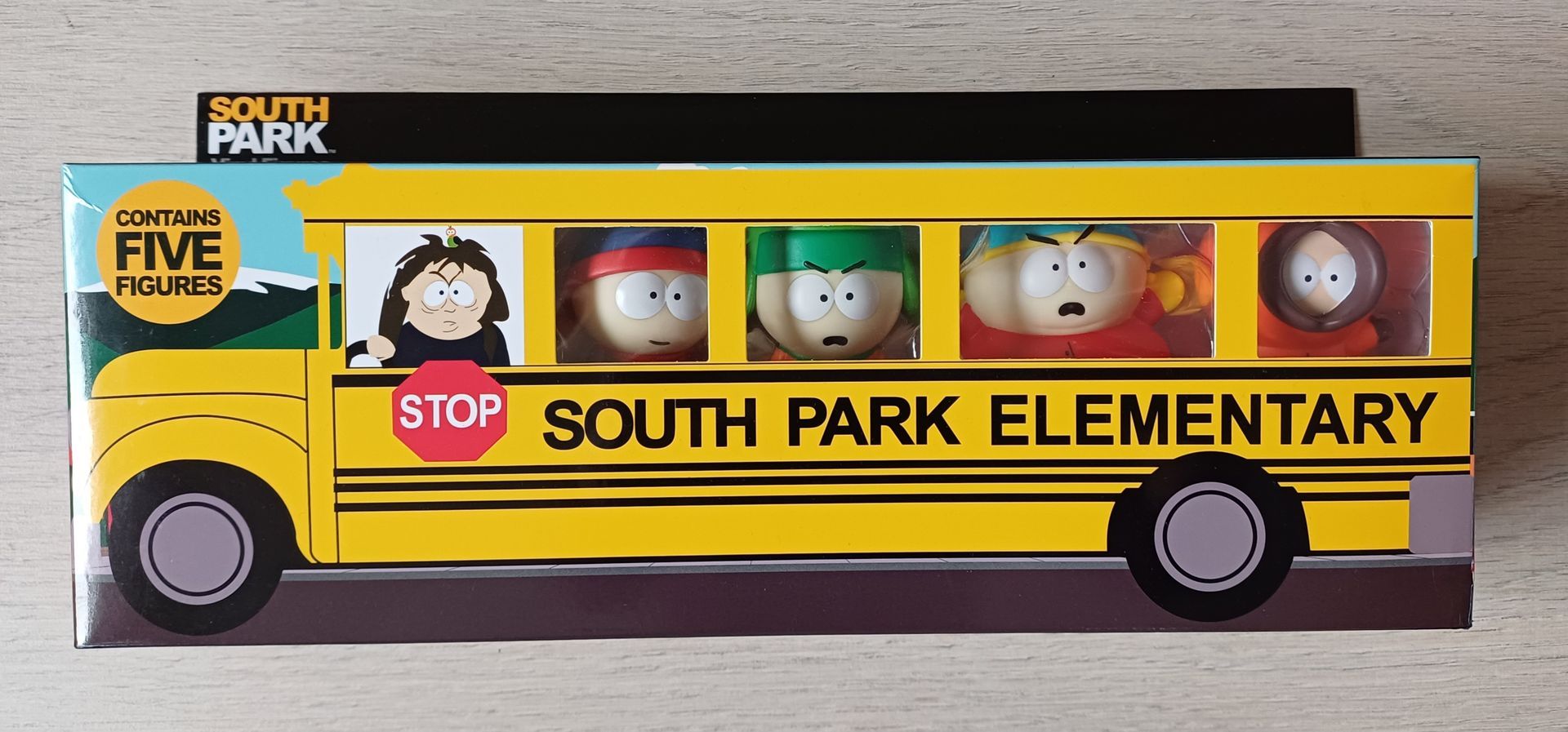 South Park figuren in schoolbus