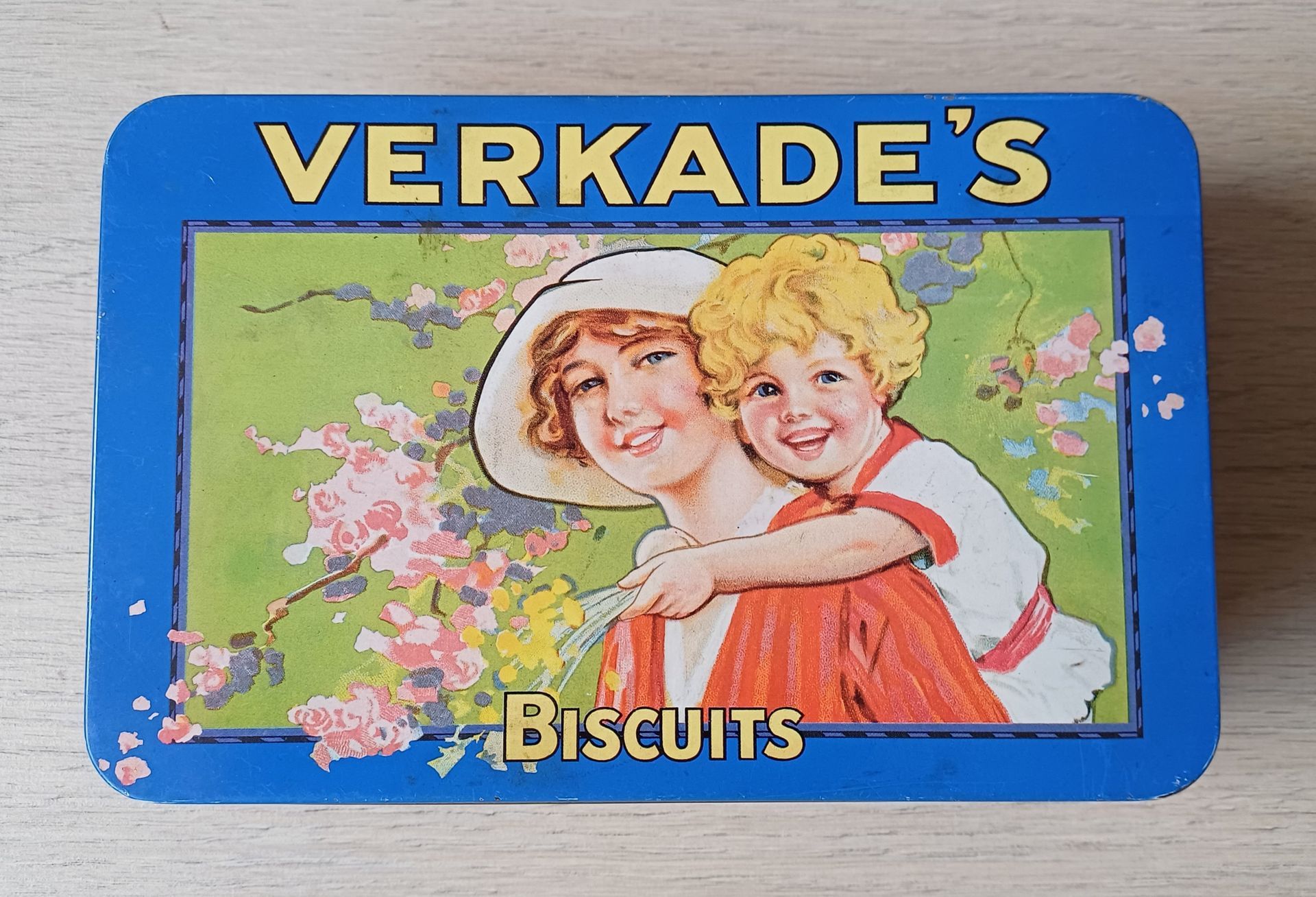 Vintage Verkade’s biscuits blik