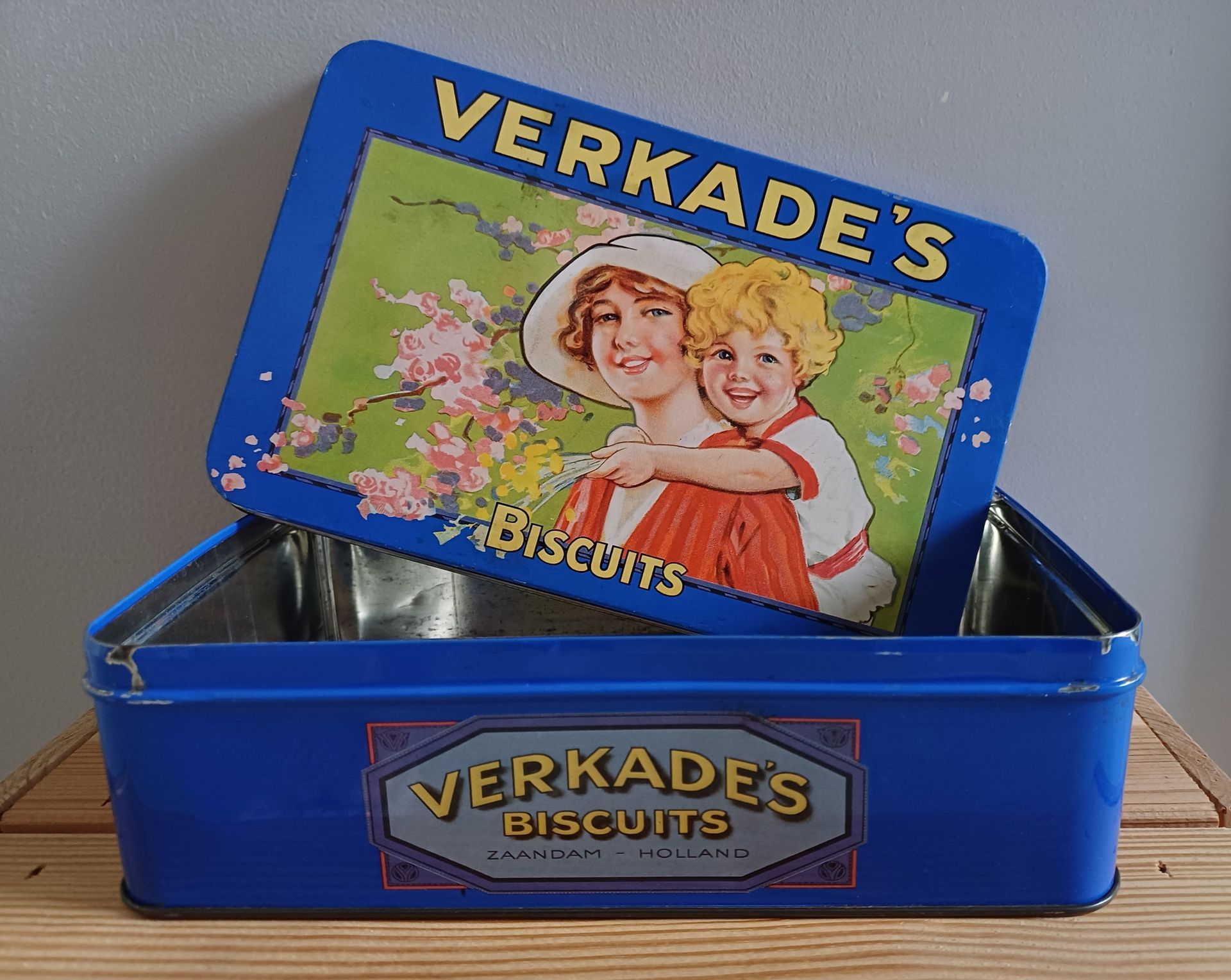 Vintage Verkade’s biscuits blik