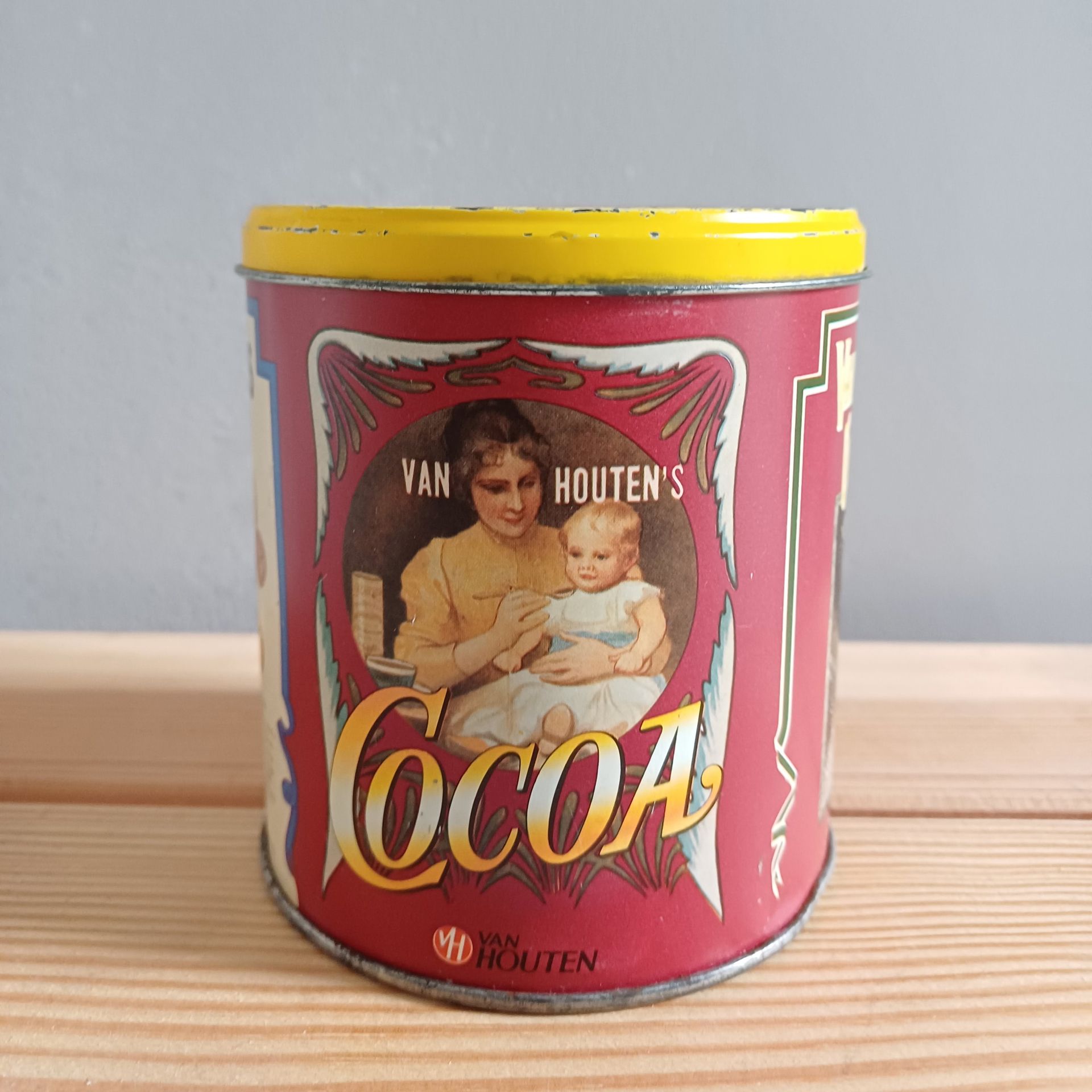 Vintage Van Houten Cacao blikje