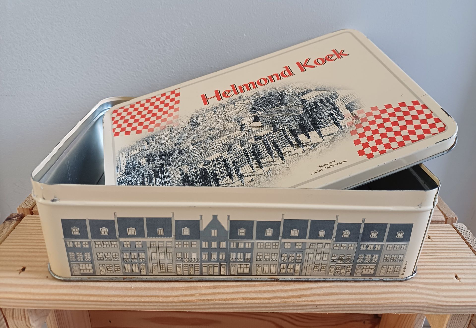 Vintage Helmond Koek bewaarblik