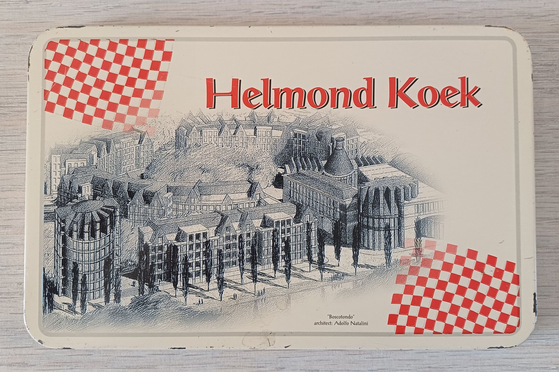 Vintage Helmond Koek bewaarblik