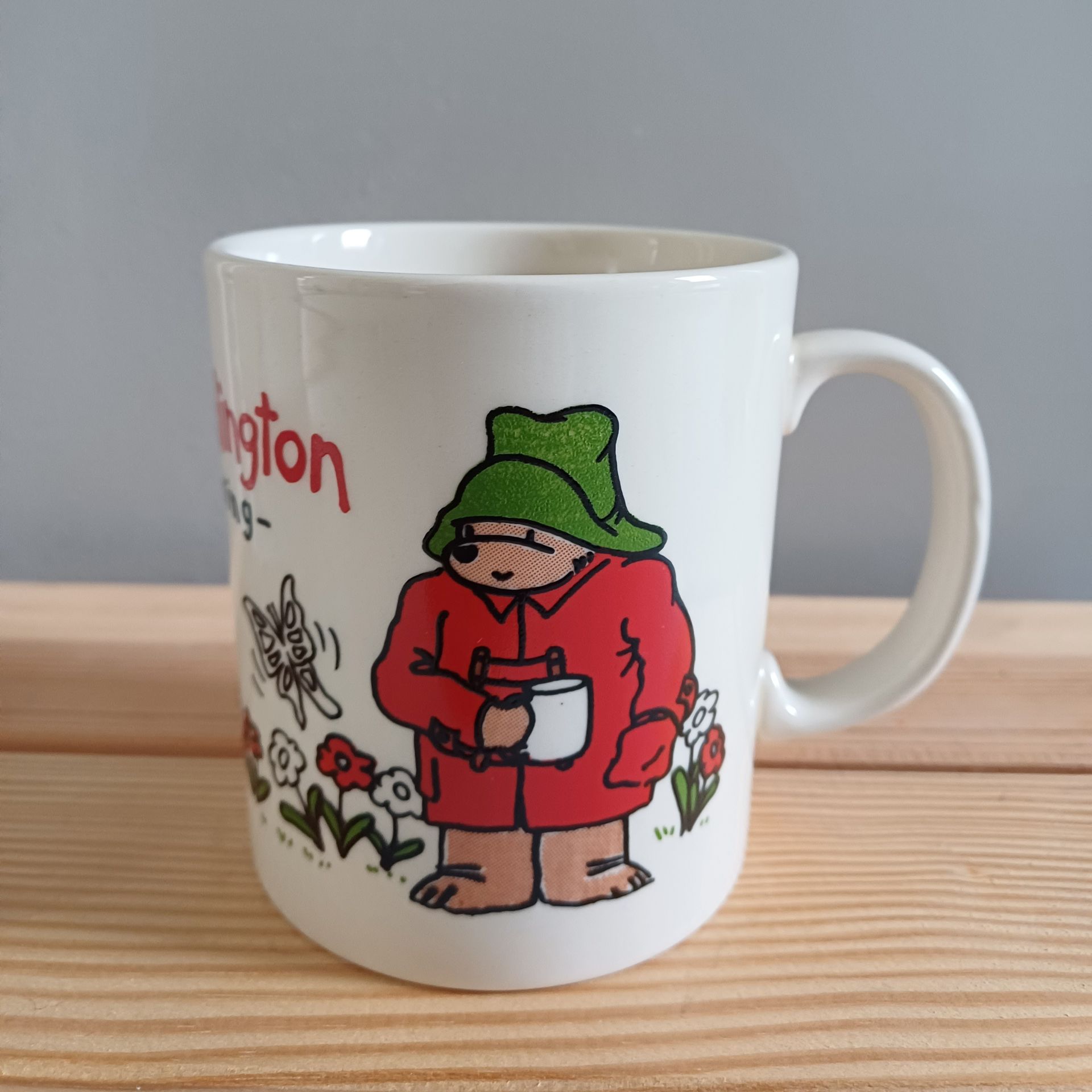 Vintage Douwe Egberts mokken van Beertje Paddington -  4 seizoenen