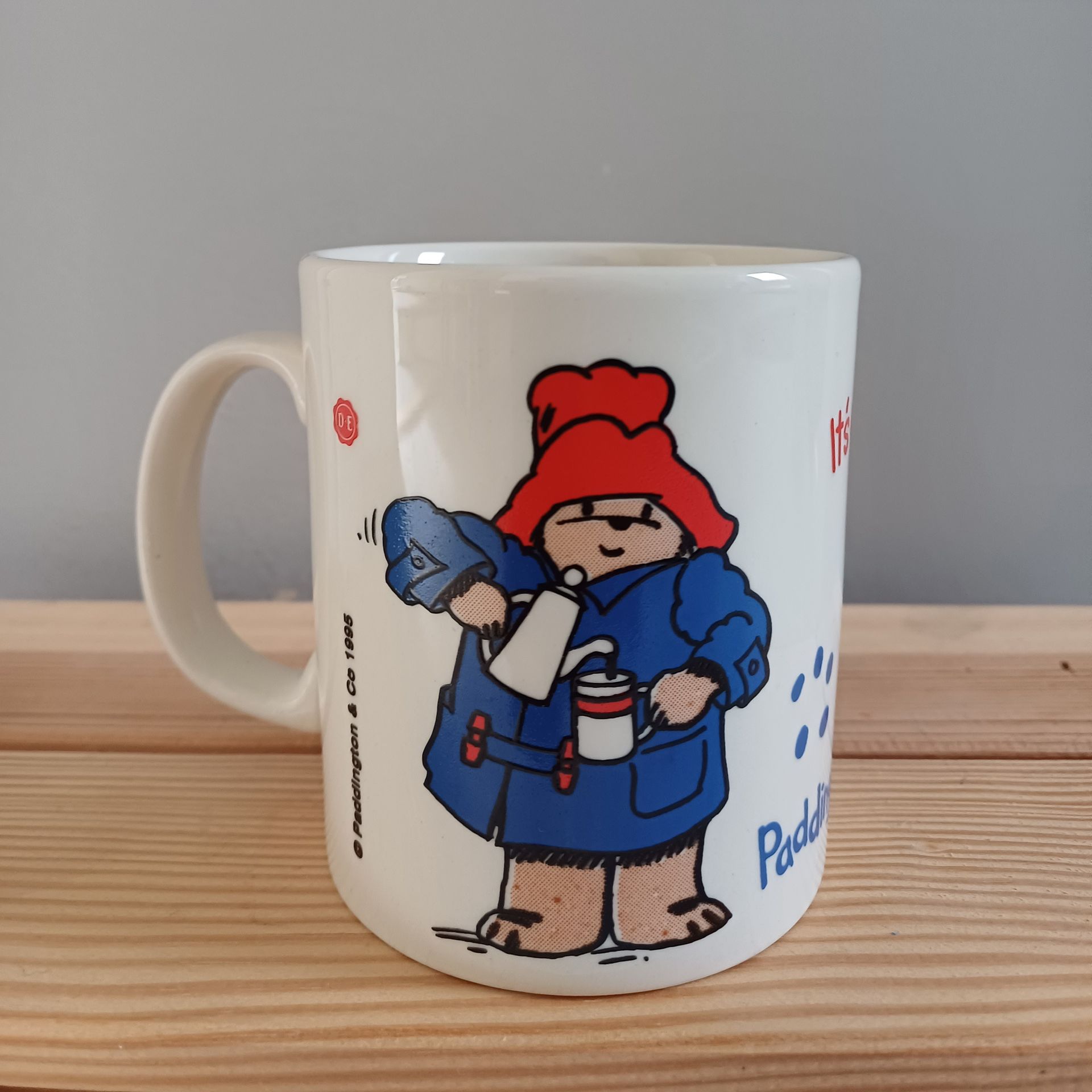 Vintage Douwe Egberts Beertje Paddington mok - It's always time for coffee