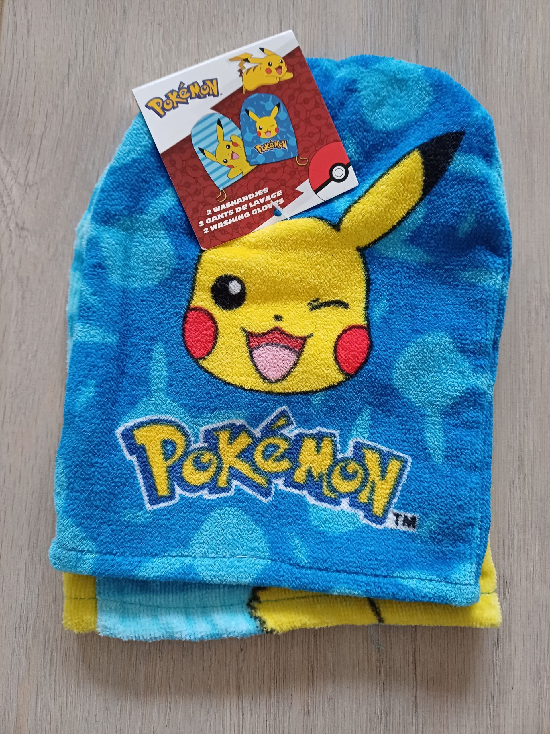 Pokémon washandjes
