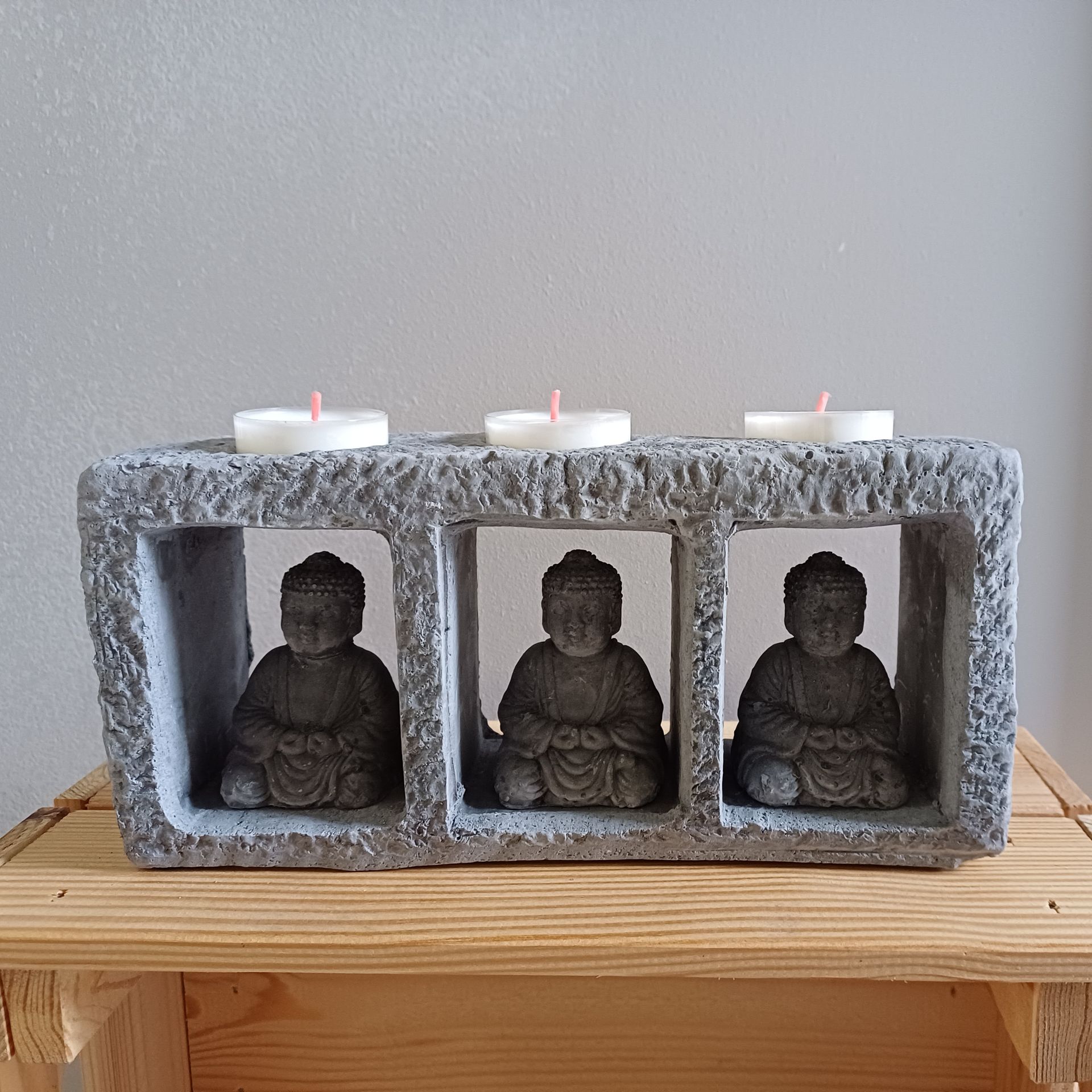 Waxinelichthouder Boeddha