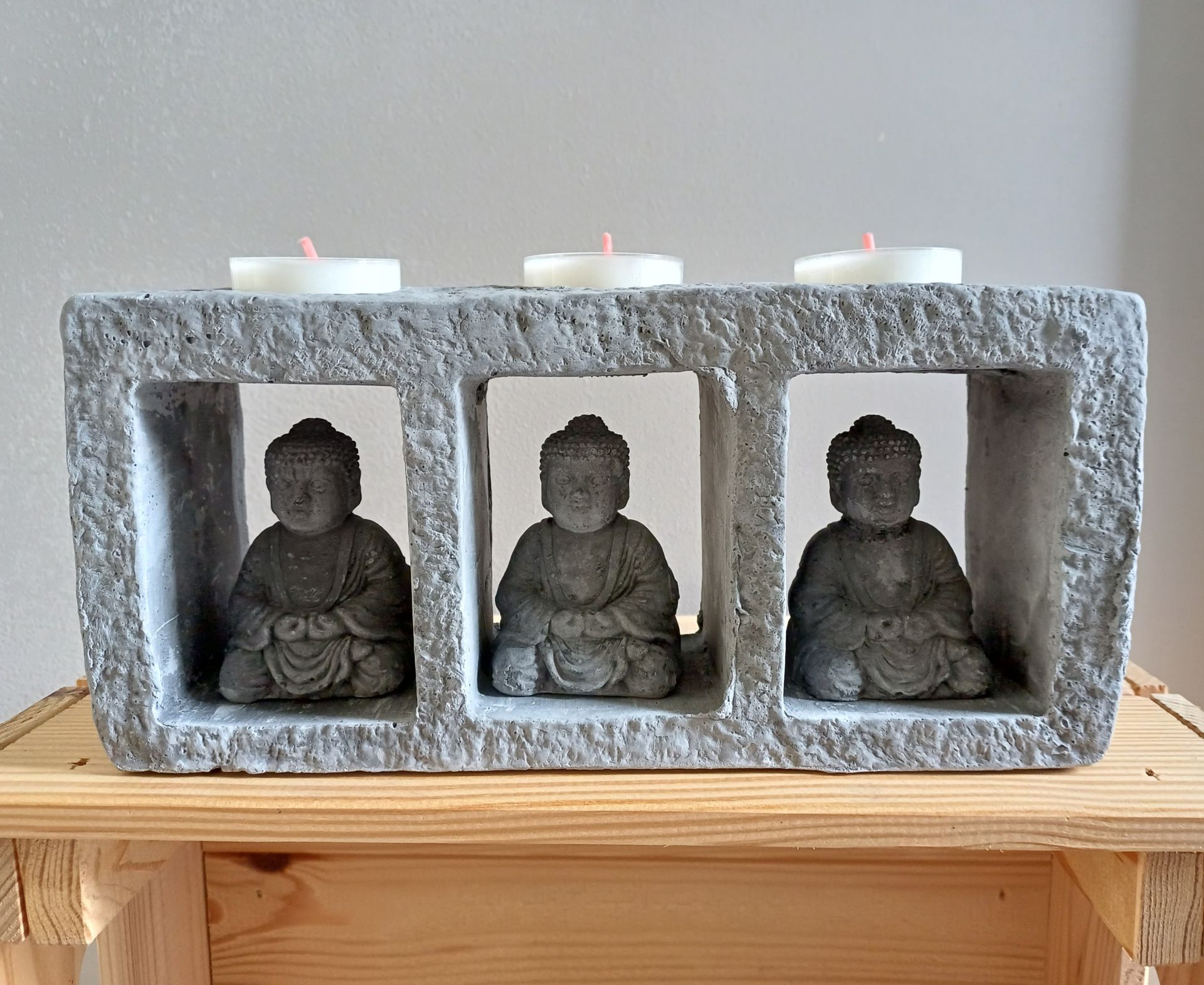 Waxinelichthouder Boeddha
