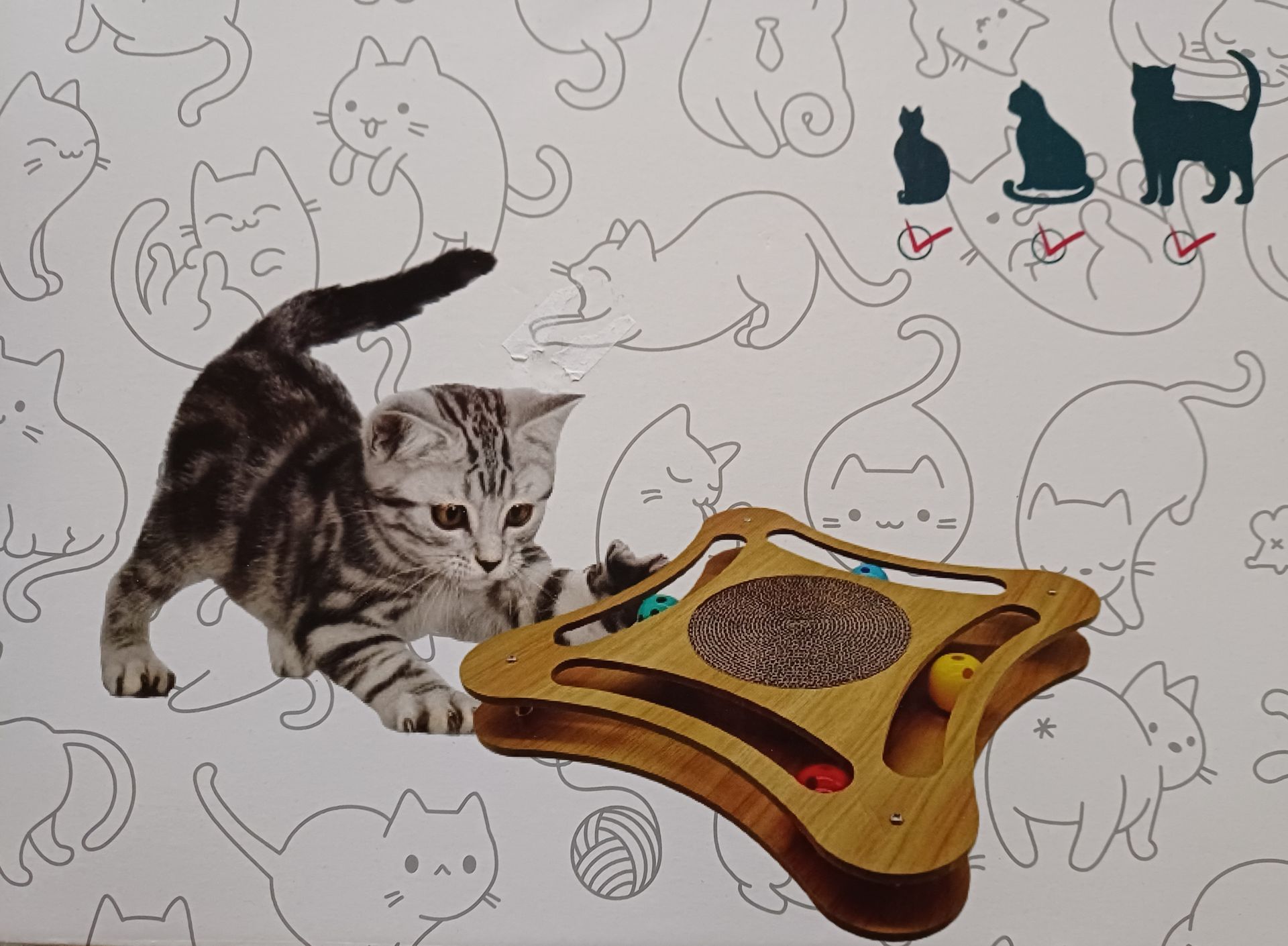 Krabspeeltje voor katten