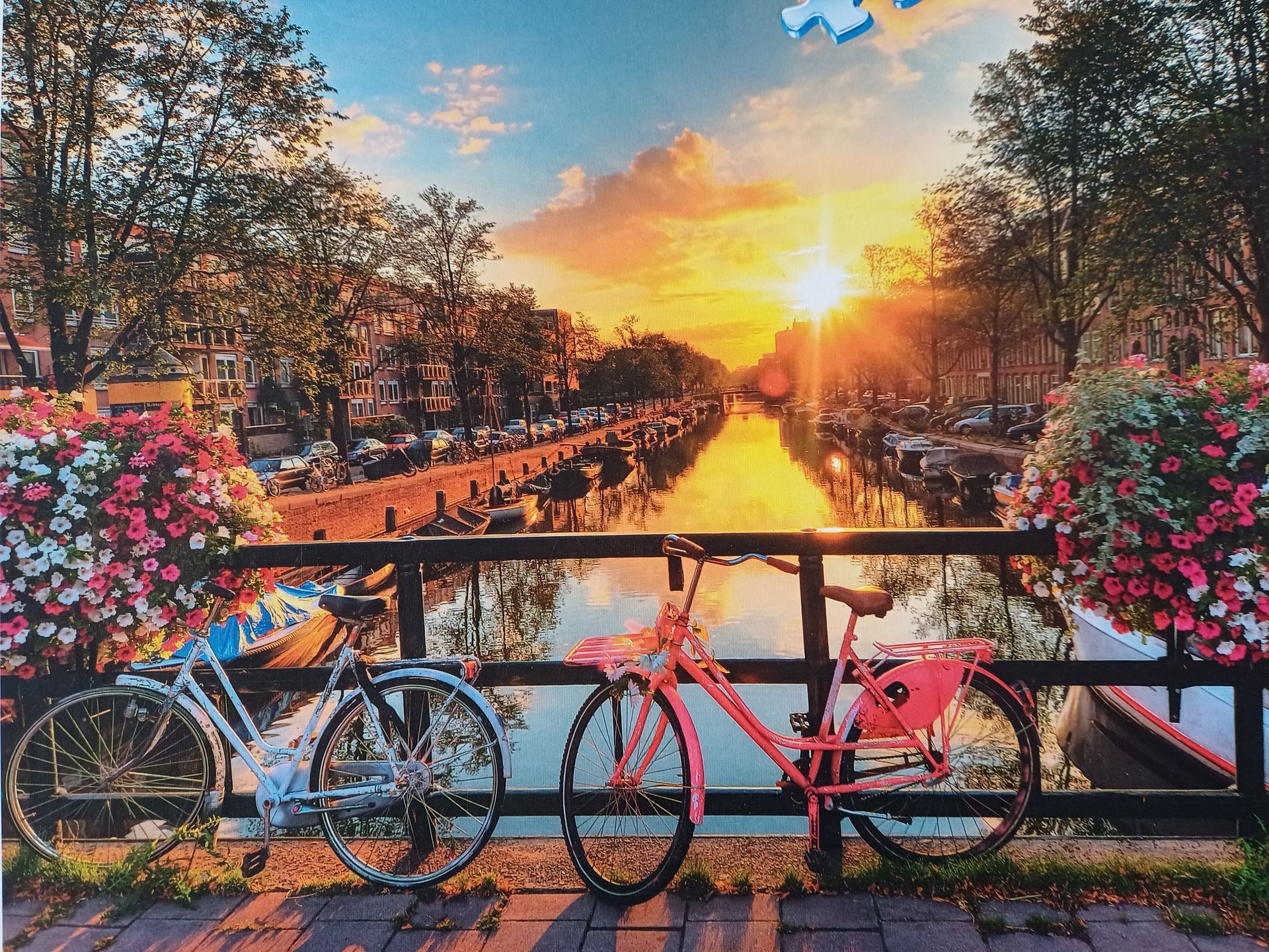 Ravensburger legpuzzel Fietsen in Amsterdam, 1000 stukjes