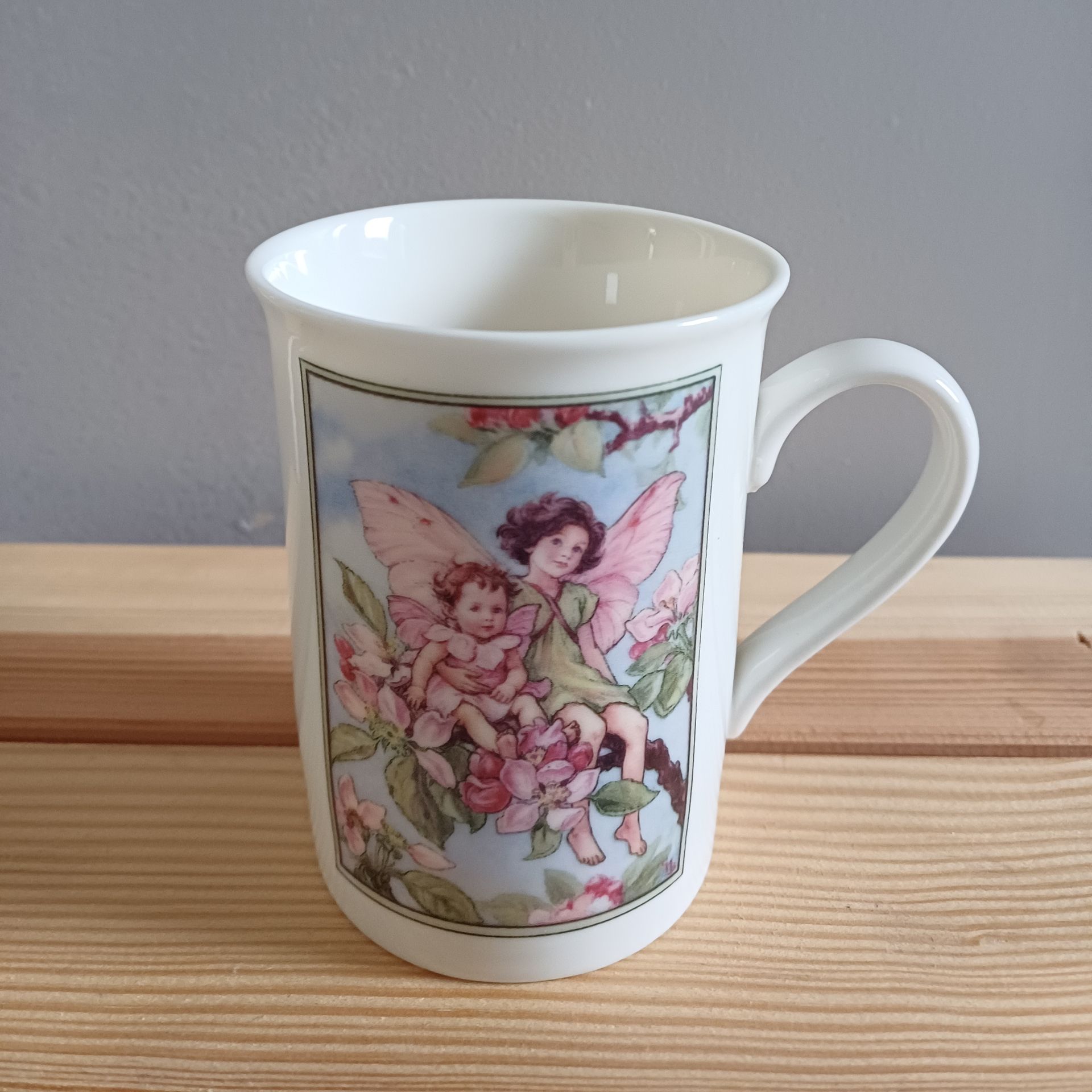 Vintage Douwe Egberts mokje Flower Fairies – appelbloesem