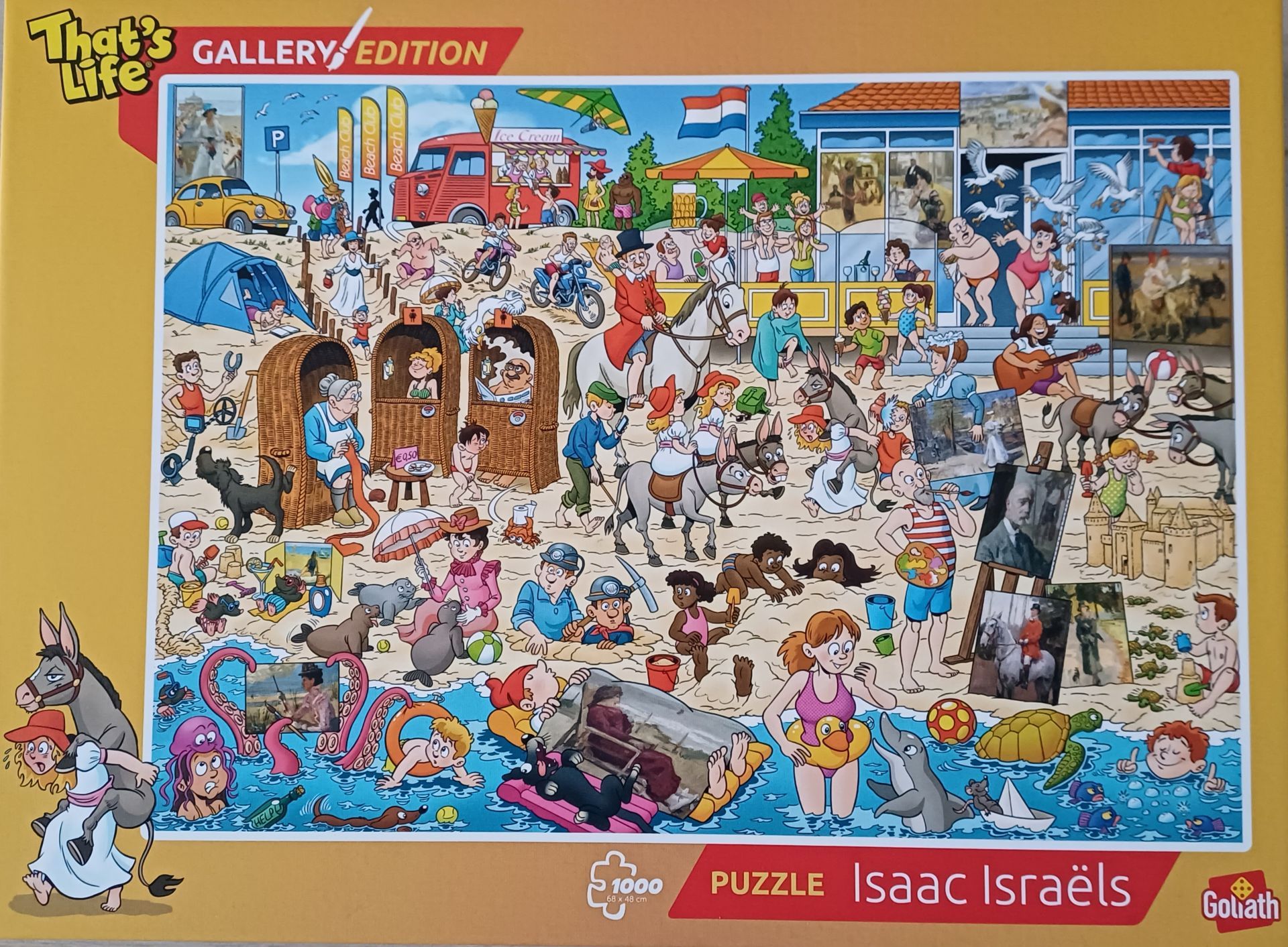 That's Life legpuzzel van de Gallery Edition: Isaac Israels. Merk: Goliath.