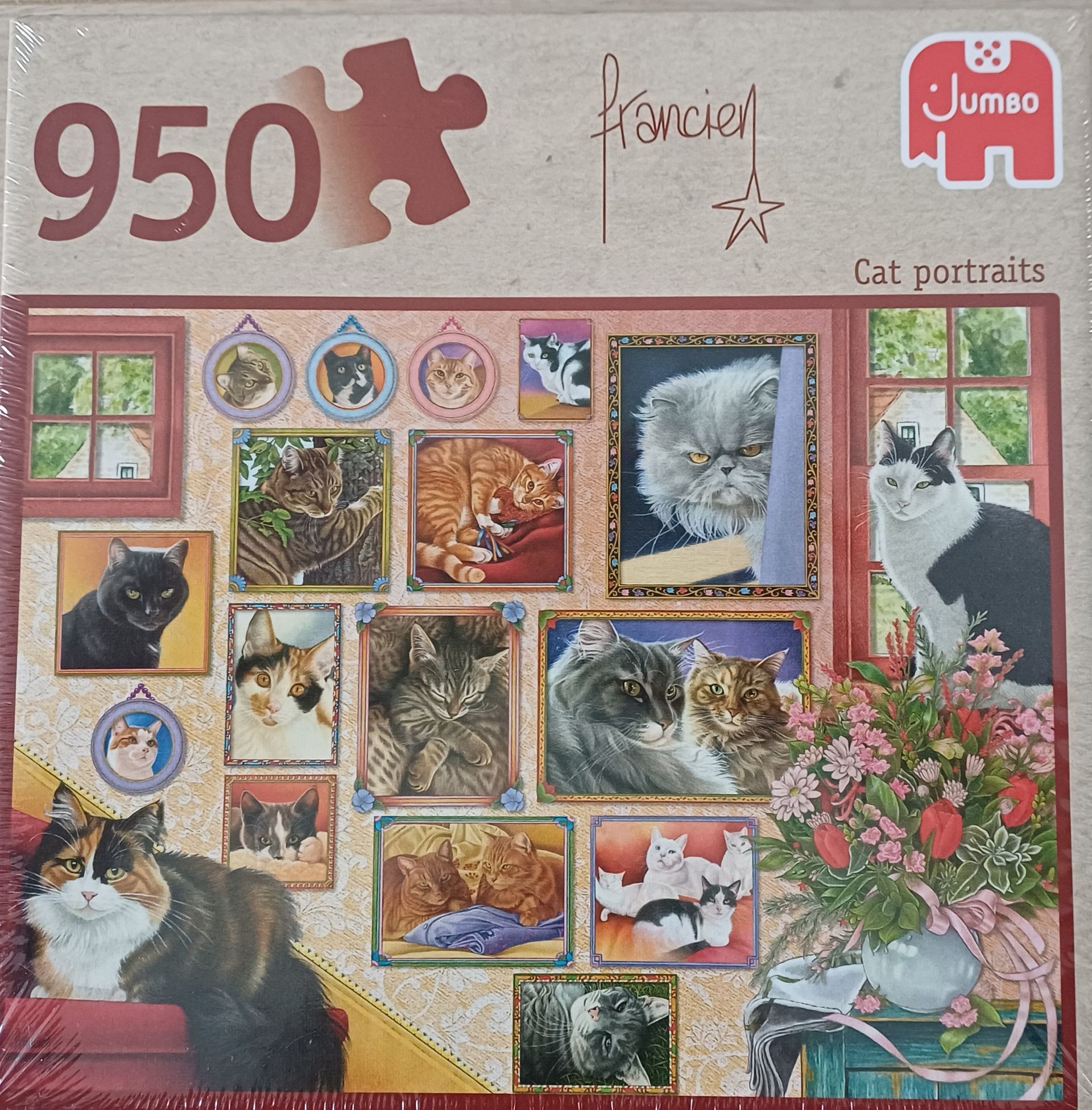 Legpuzzel Franciens katten - Cats portraits.