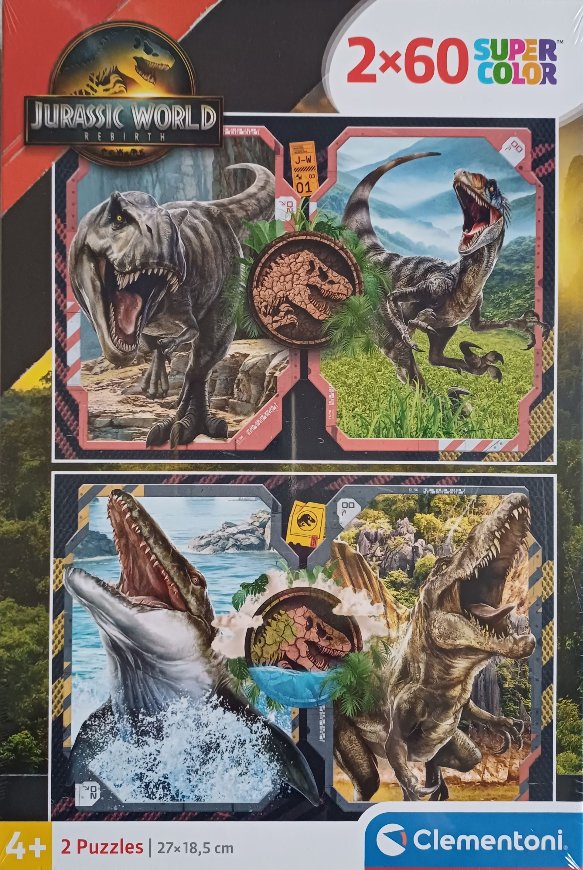 Clementoni Jurassic World legpuzzel voor kinderen.