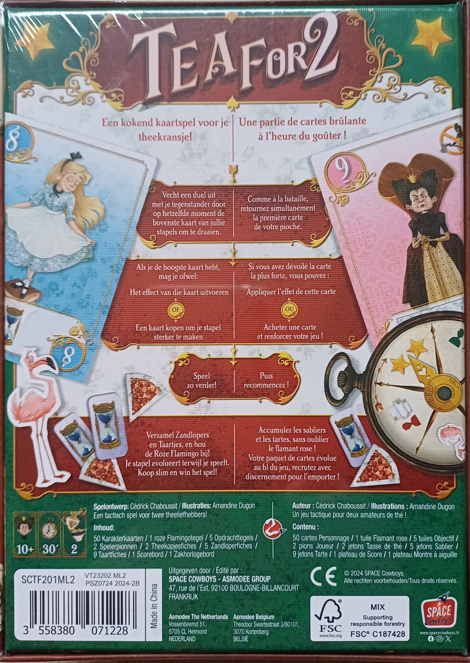 Tea for 2 kaartspel.