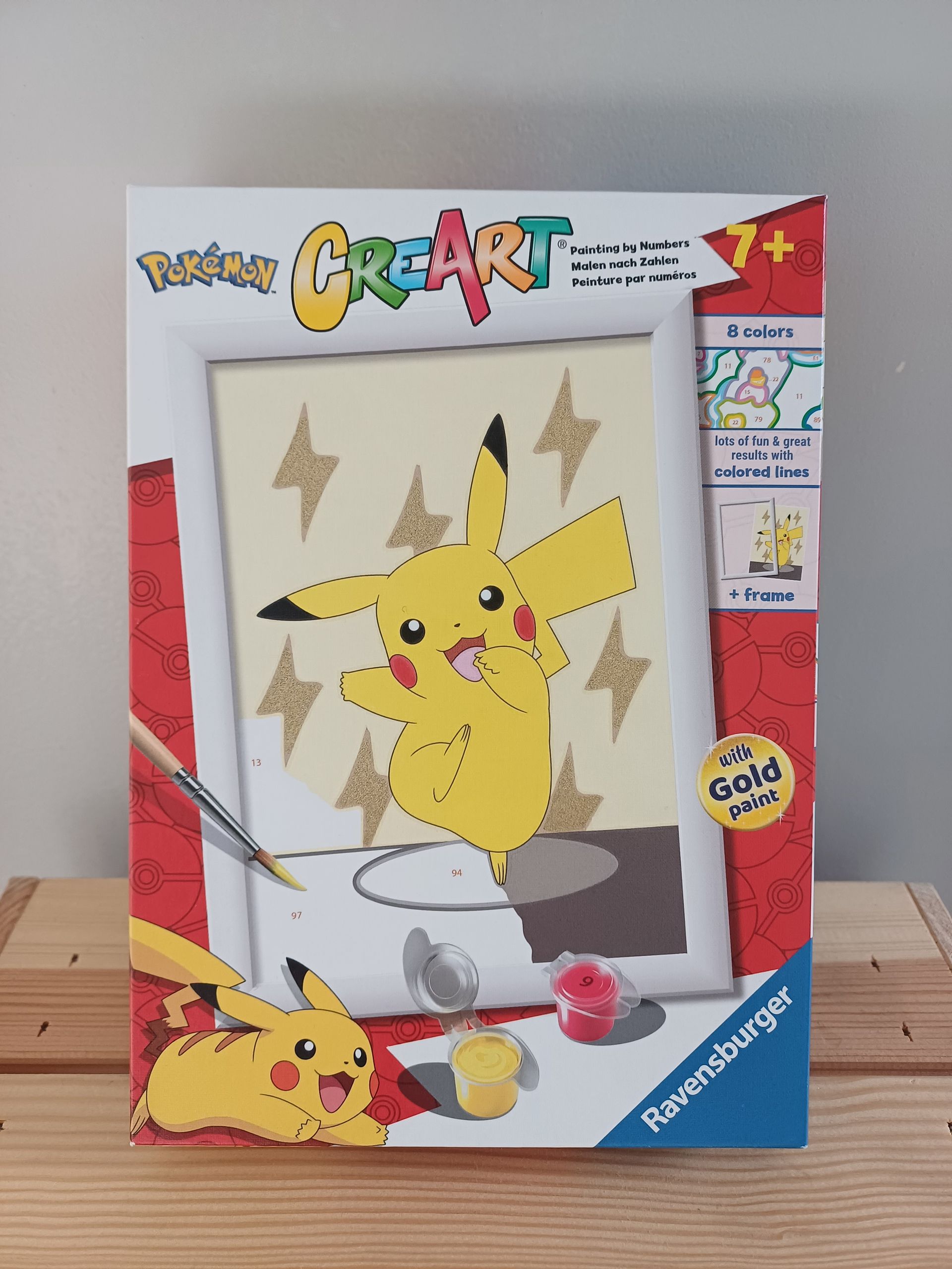 Ravensburger CreArt Pokemon Pikachu schilderen op nummer.