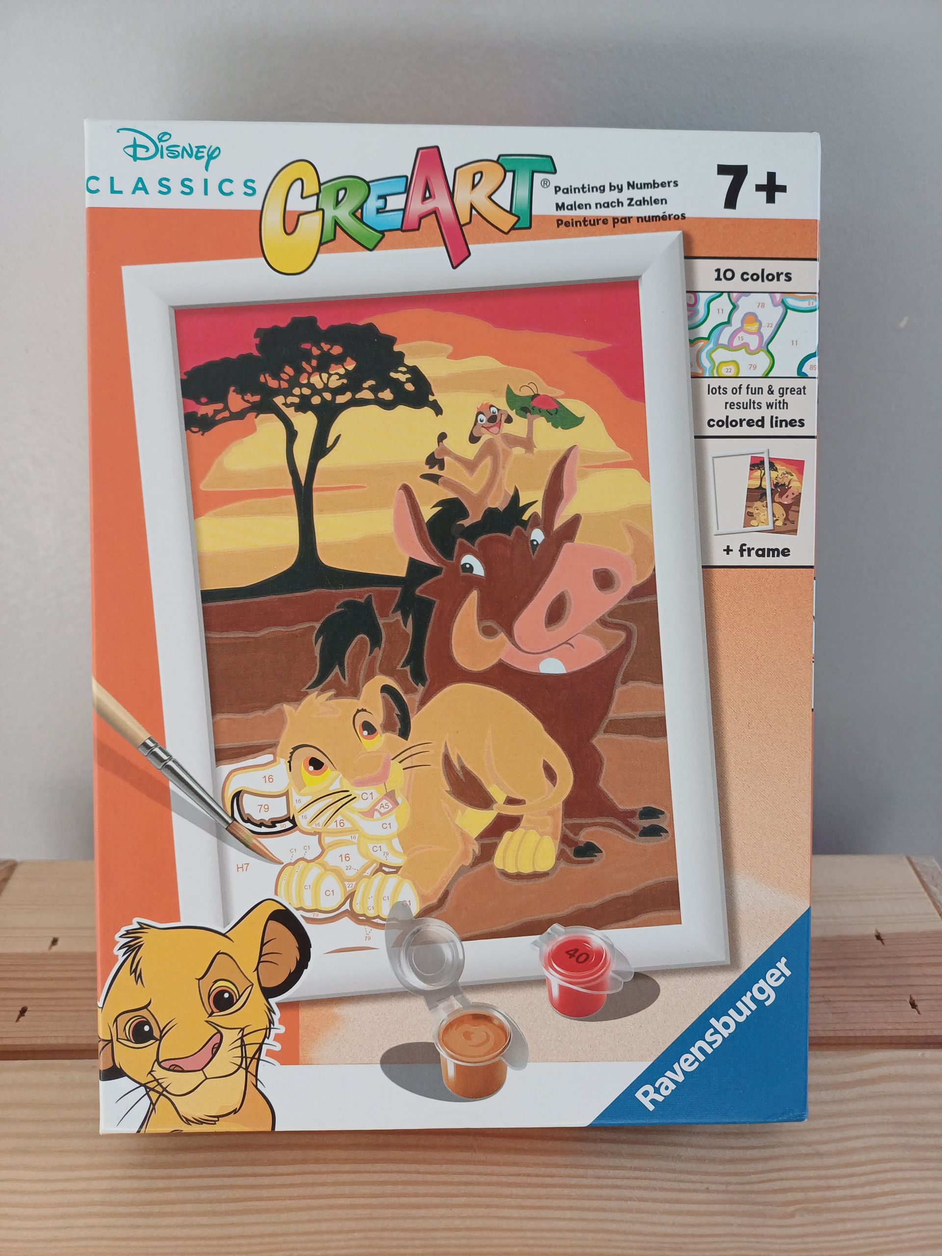 Ravensburger CreArt Disney The Lion King schilderen op nummer.