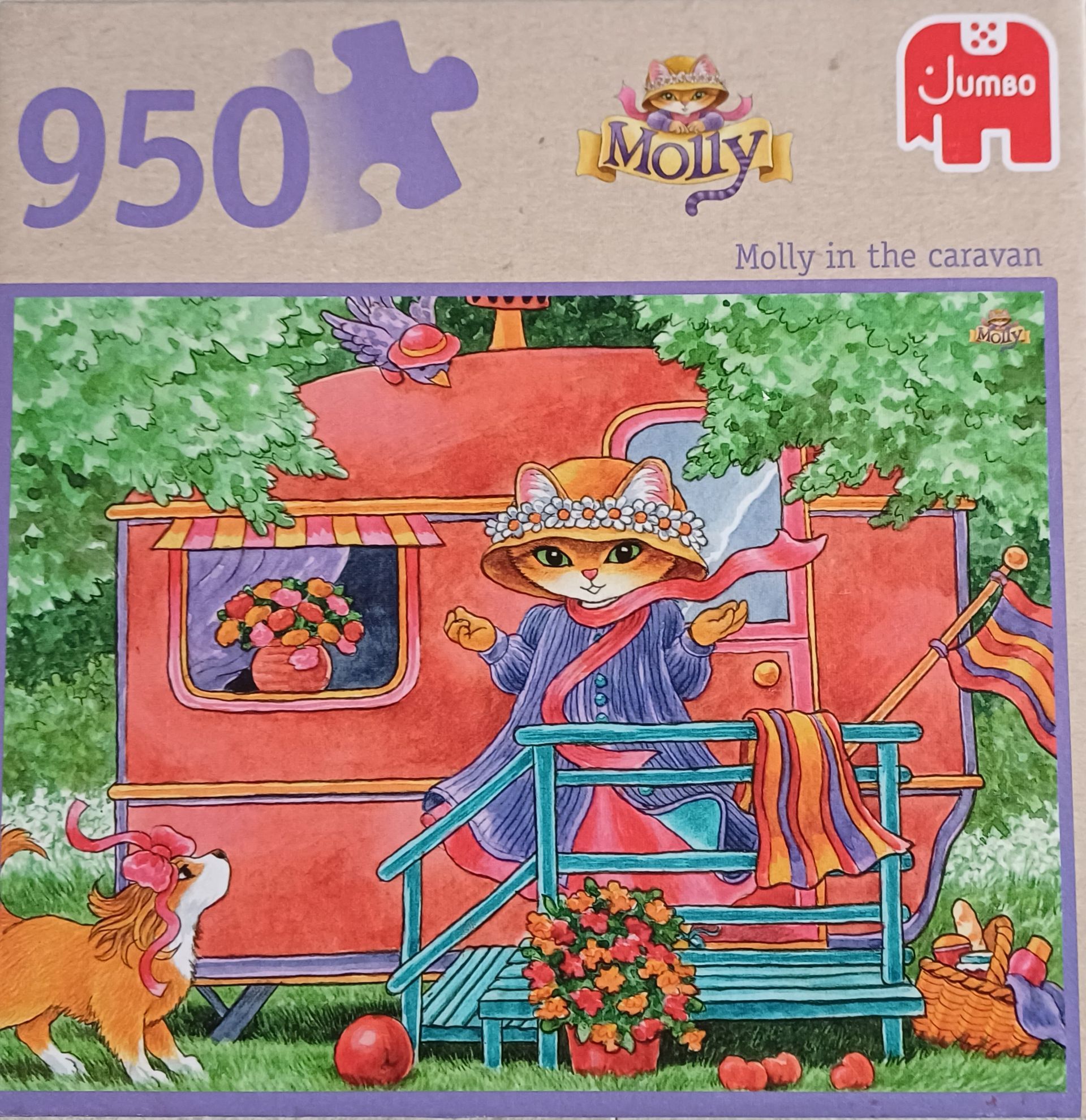 Jumbo legpuzzel Franciens Molly in the caravan - 950 stukjes.