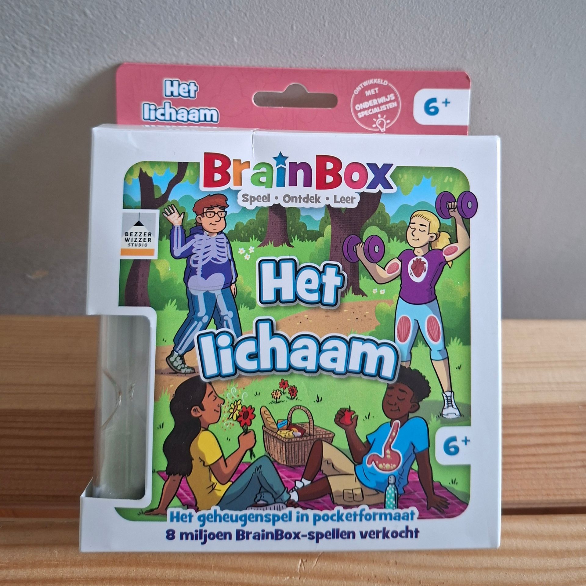 Brainbox geheugenspel in pocketformaat - Het lichaam.