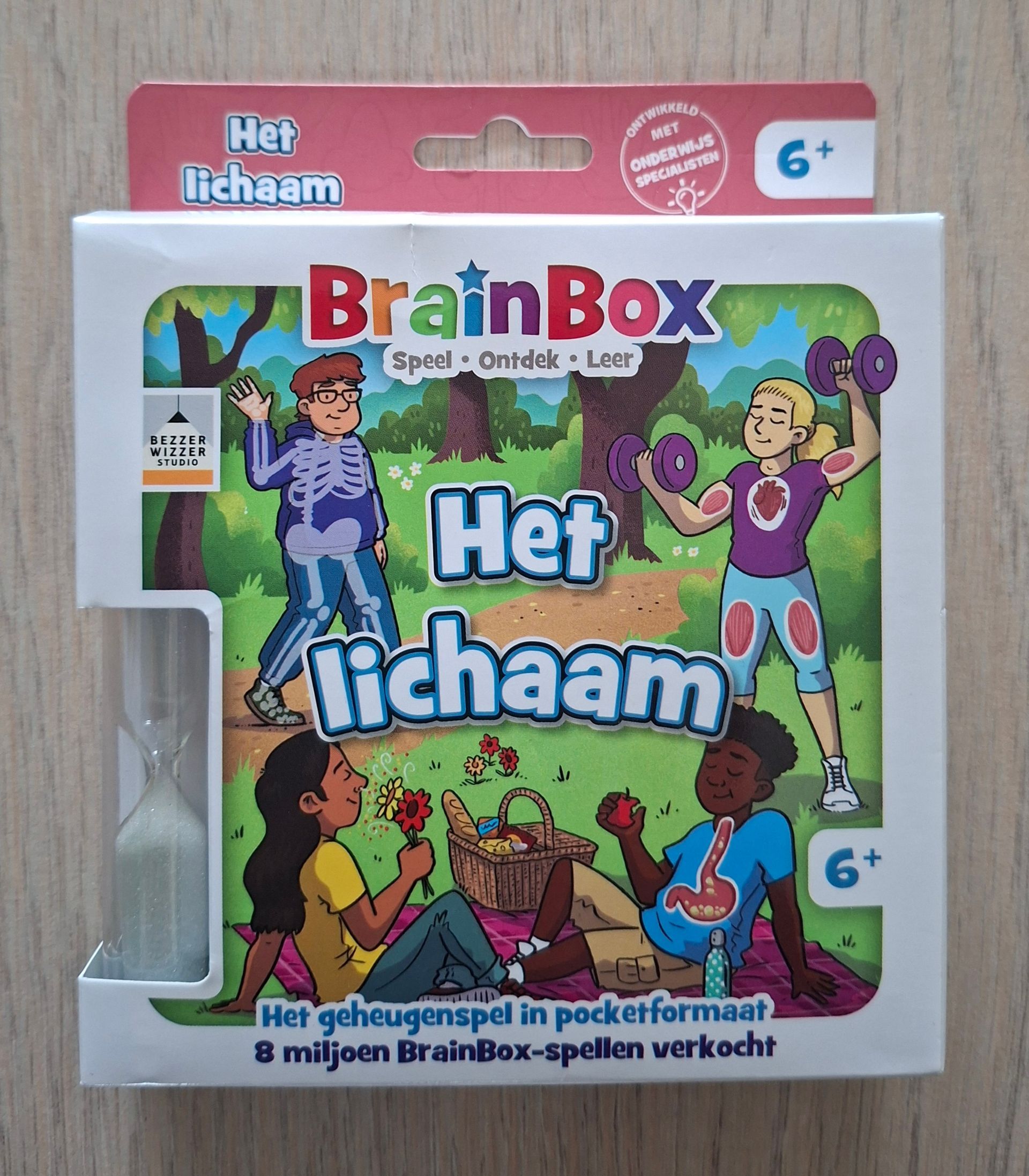 Brainbox geheugenspel in pocketformaat - Het lichaam.