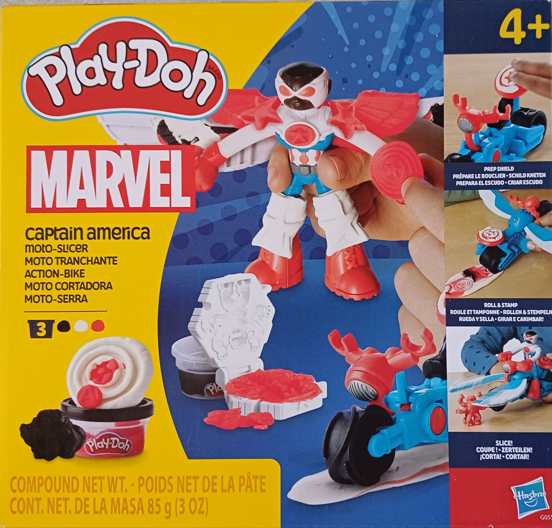 Play-Doh Marvel Captain America - Motor-Slicer speelset.