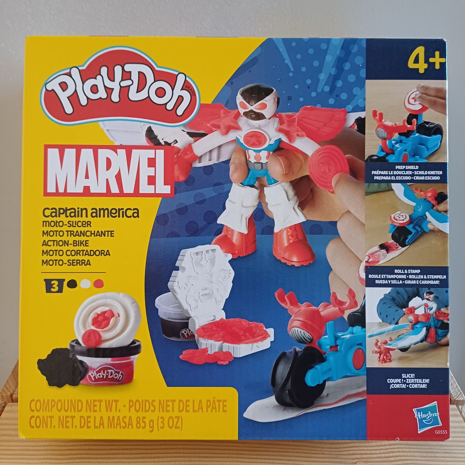 Play-Doh Marvel Captain America - Motor-Slicer speelset.