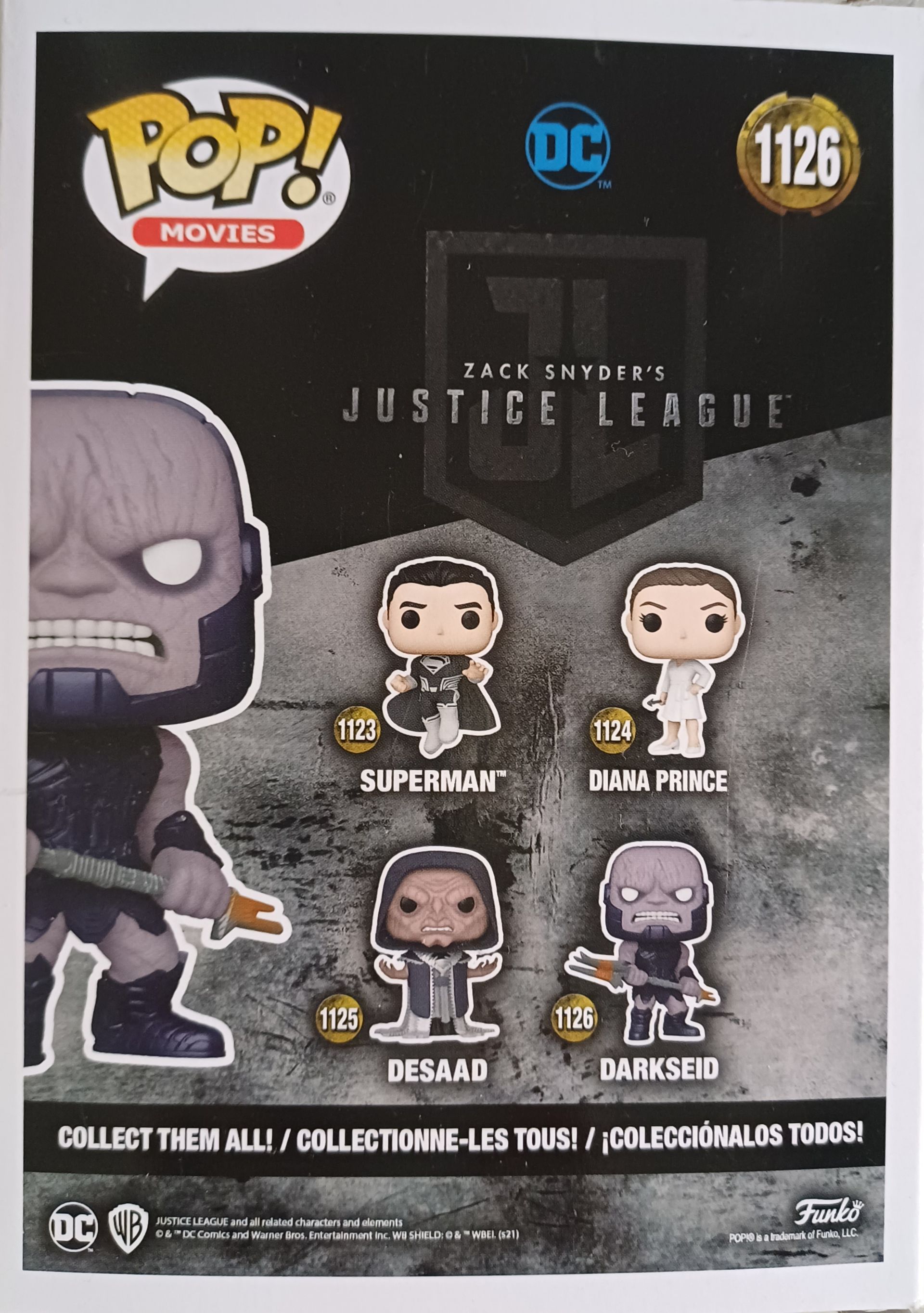 Funko Pop Movies: Darkseid - Zack Snyder's Justice League - nummer 1126.