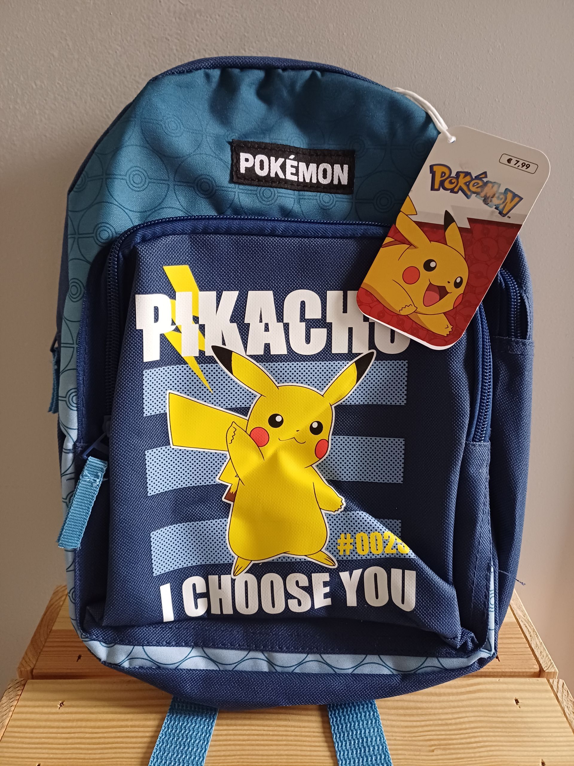 Pokemon Pikachu rugzak voor kinderen - donkerblauw.