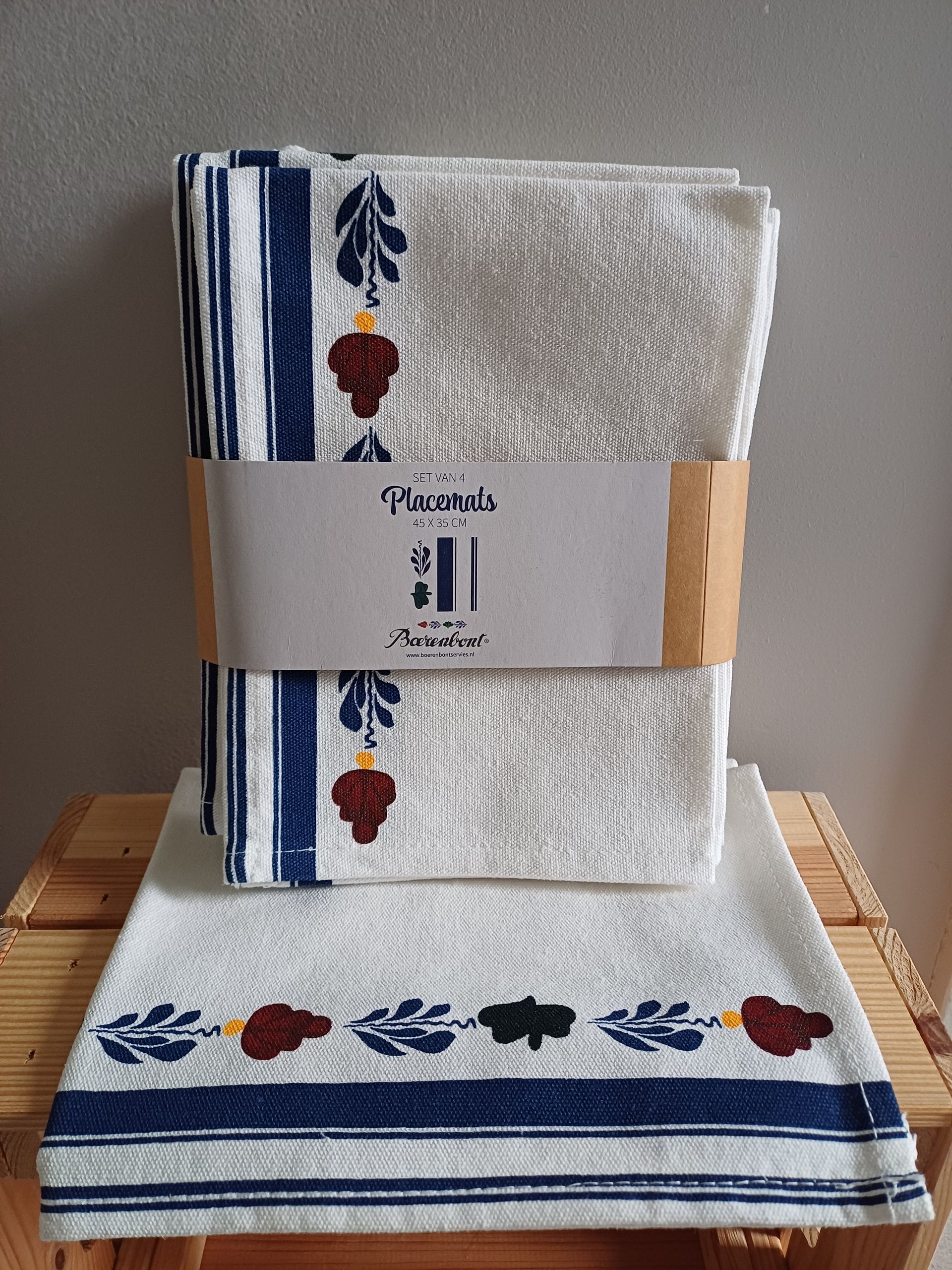 Boerenbond placemats - set van 4 stuks.