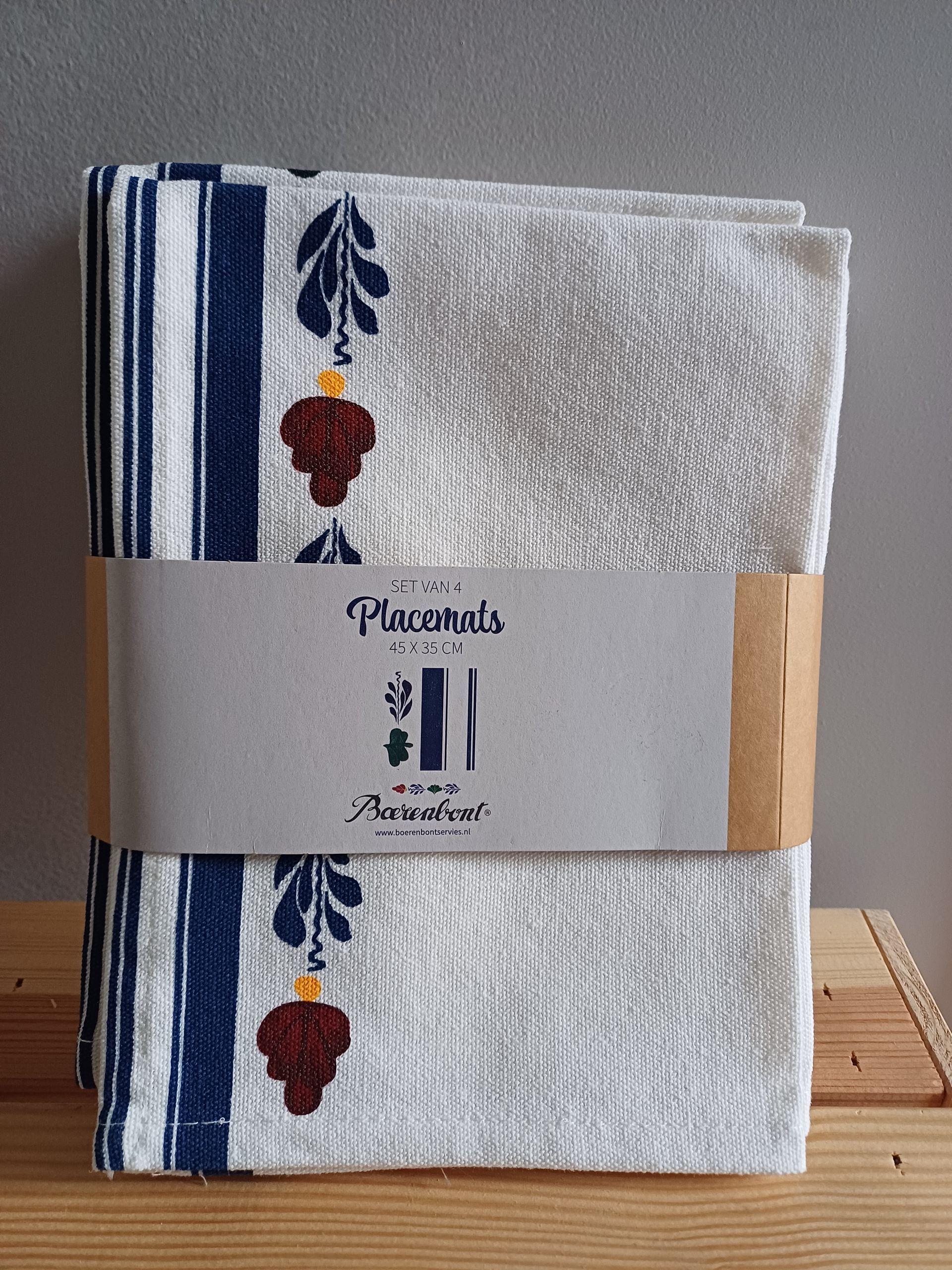 Boerenbond placemats - set van 4 stuks.