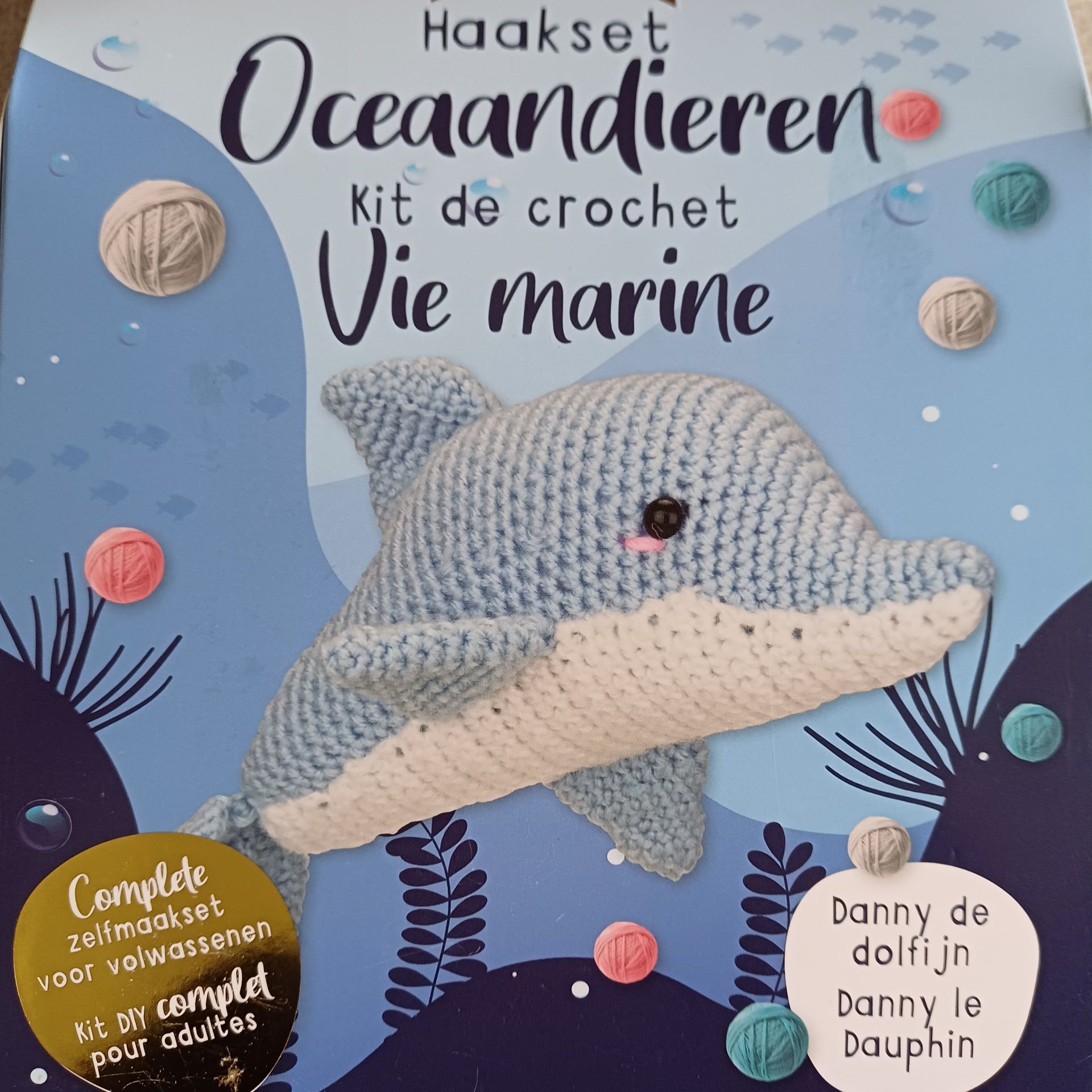 Haakset Oceaandieren - Danny de dolfijn.