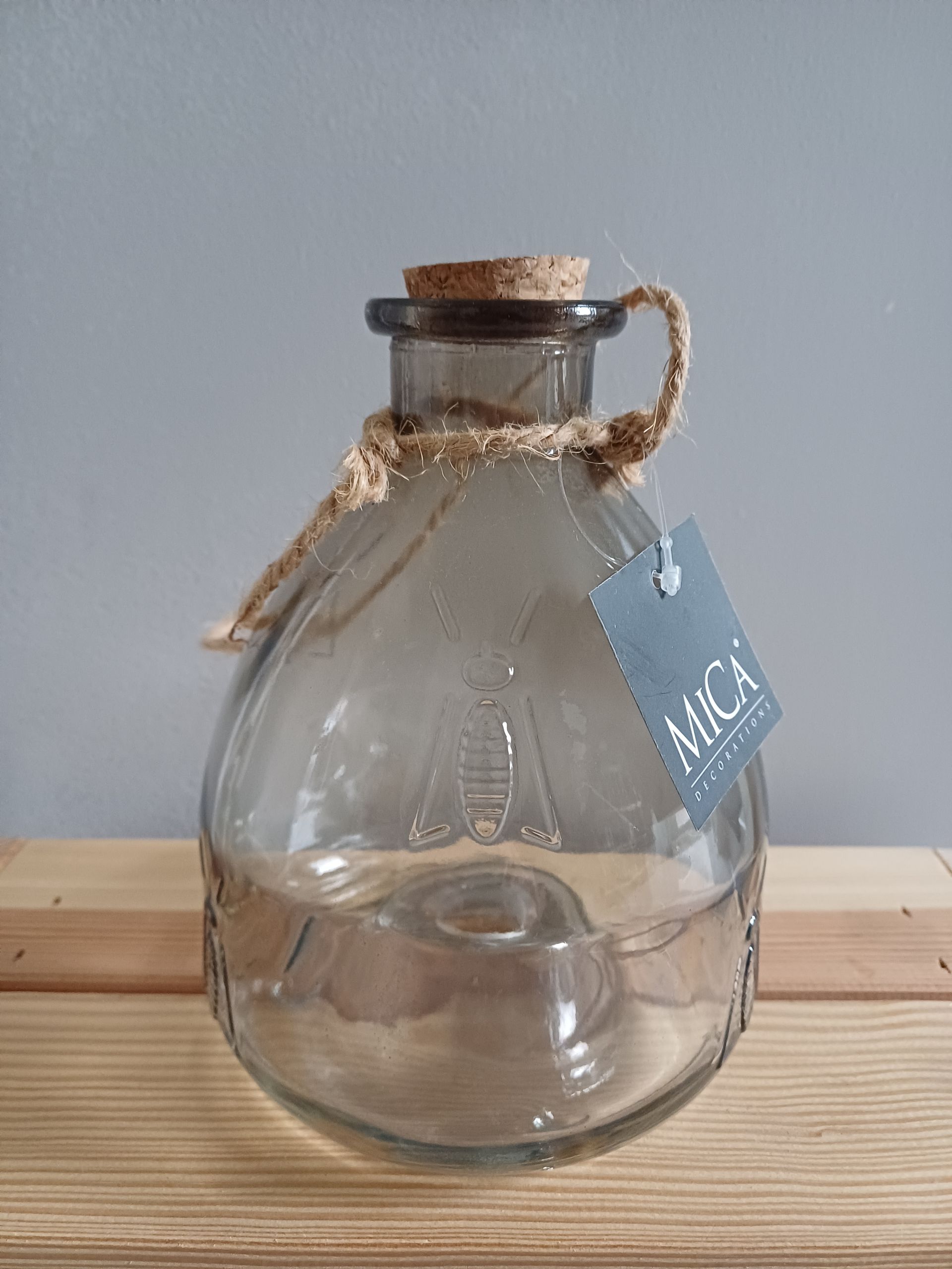 MiCa glazen wespenvanger - licht beige.