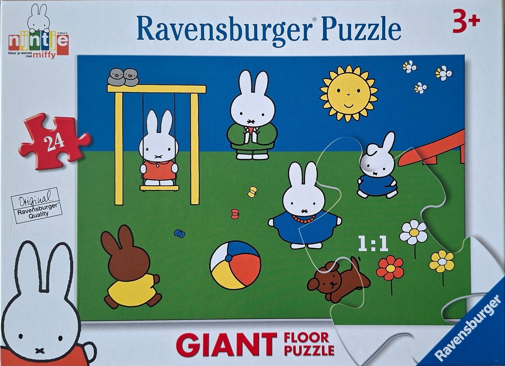 Ravensburger vloerpuzzel - Nijntje - 24 puzzelstukken