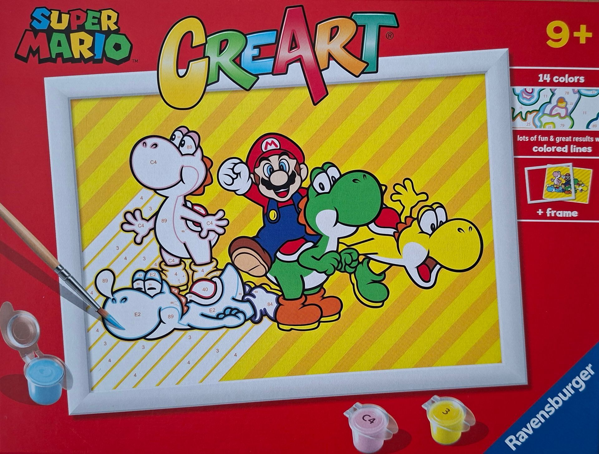 Ravensburger CreArt Nintendo Super Mario - schilderen op nummer set voor kinderen
