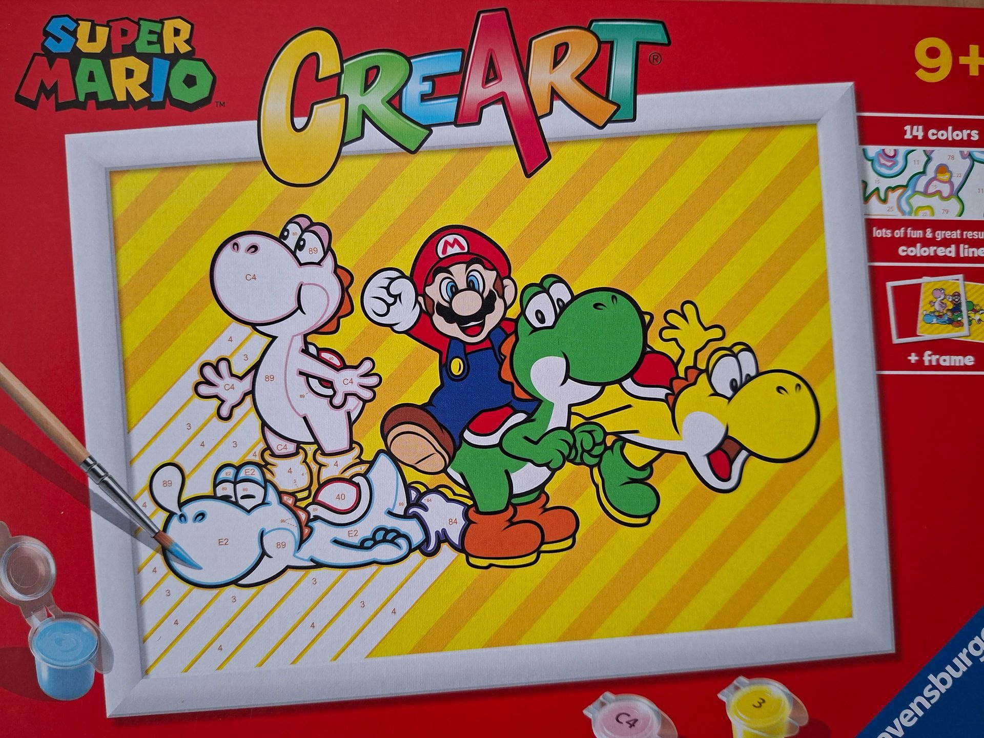 Ravensburger CreArt Nintendo Super Mario - schilderen op nummer set voor kinderen