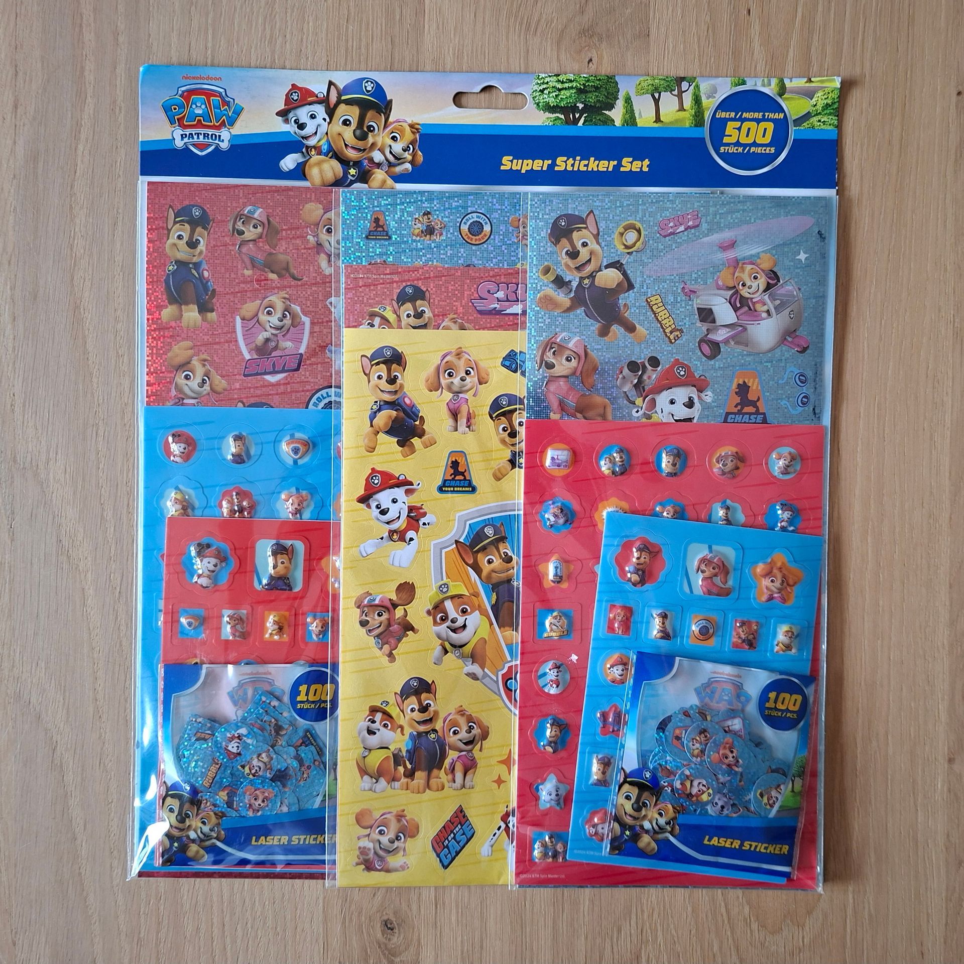 PAW Patrol Super Stickerset - 500 stickers